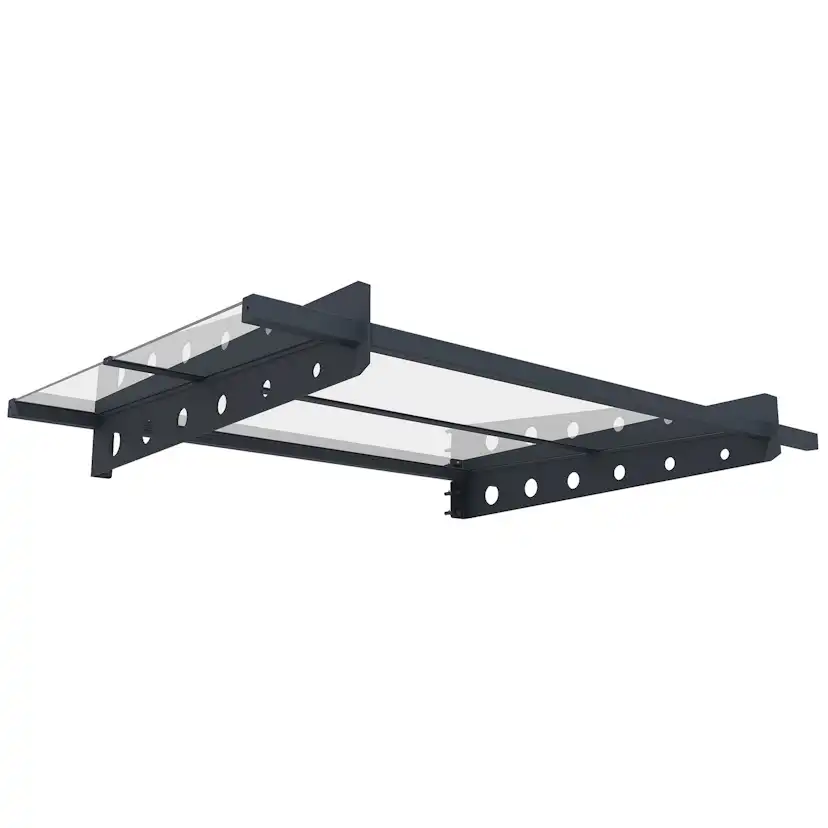 Entrétak Fornorth Modern Aluminium/Akryl 120x80 cm Väderbeständig