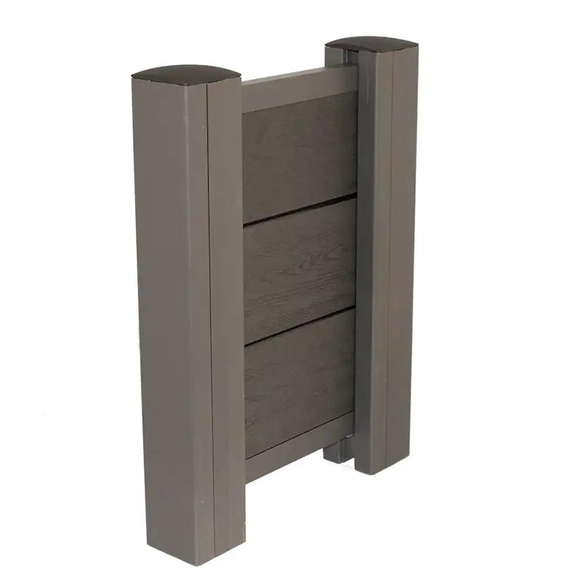 Staketset Hortus Komposit Trälook 116,3 cm