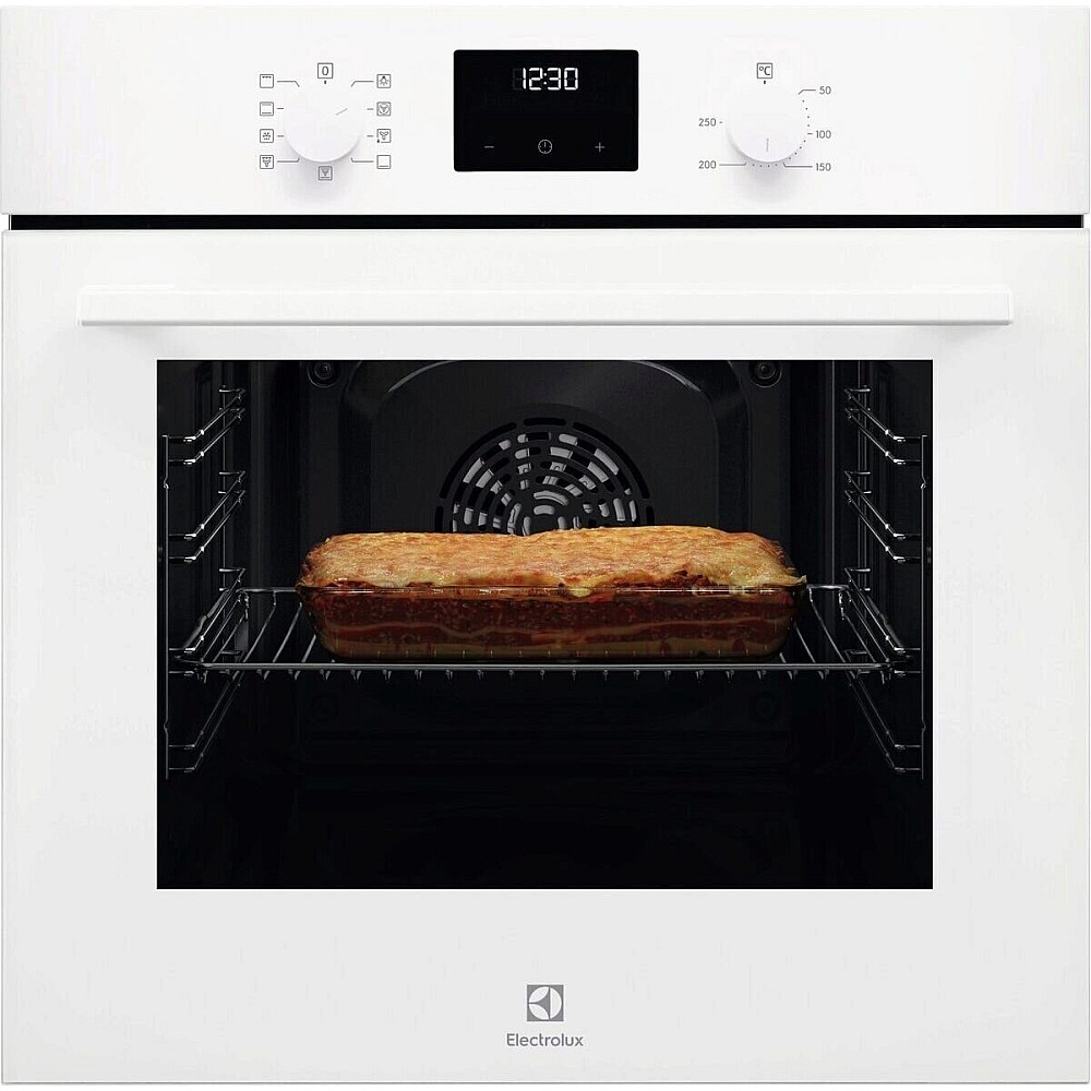 Inbyggnadsugn Electrolux COB410V Vit med Varmluftsfunktion och AquaClean