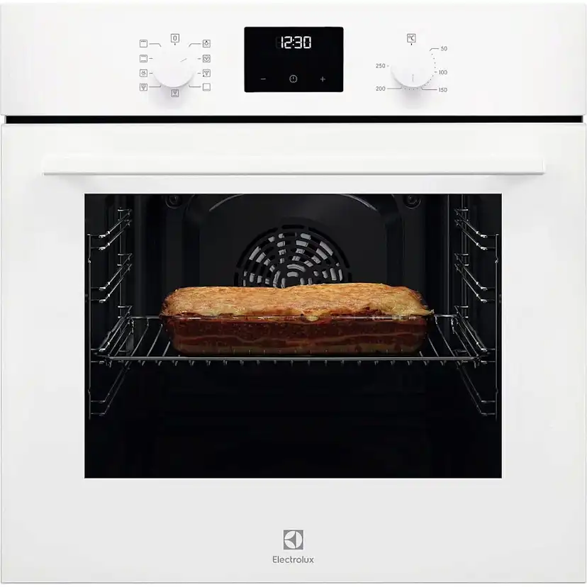 Inbyggnadsugn Electrolux COB410V Vit med Varmluftsfunktion och AquaClean