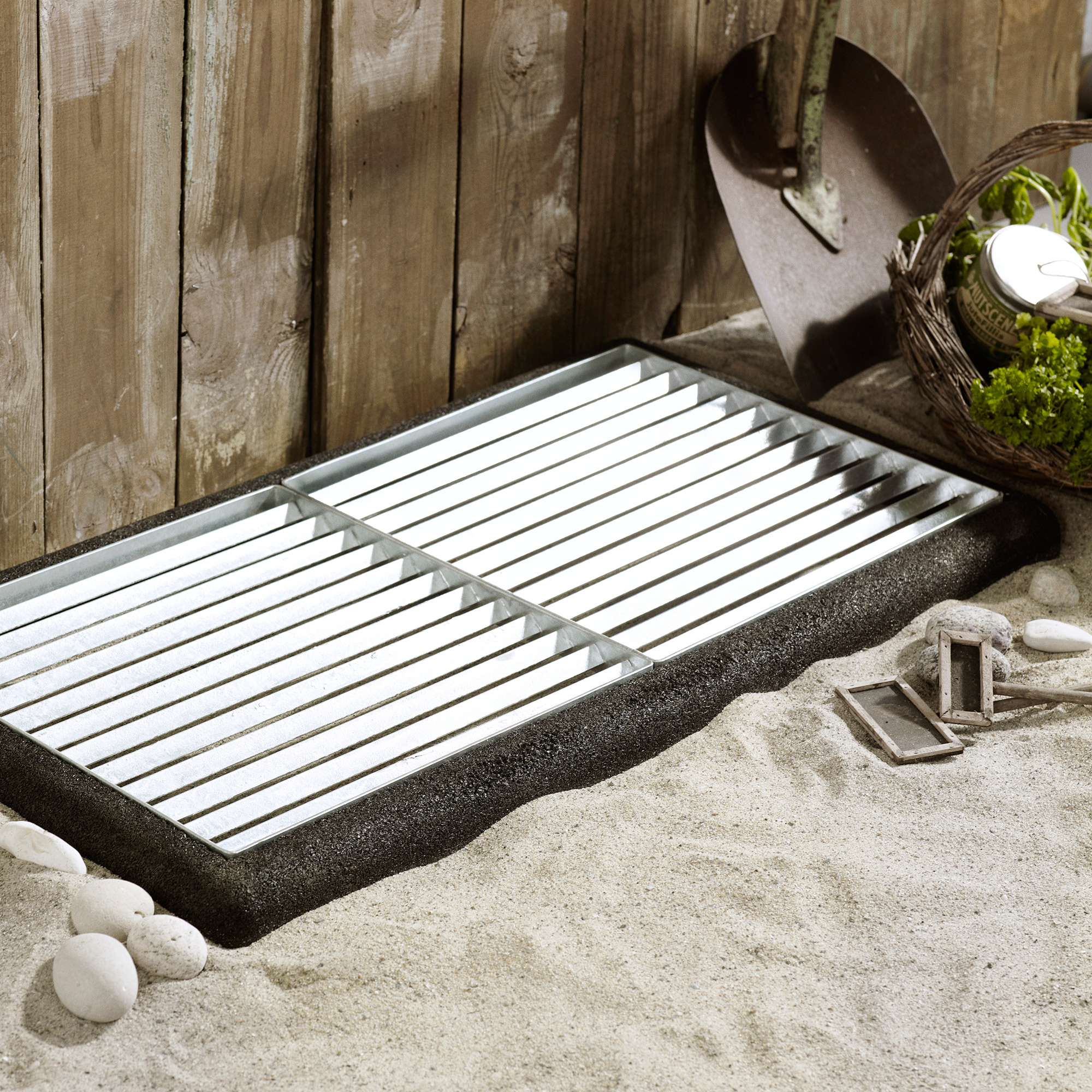 Entrégaller PLUS Cubic Tvådelad med Gummiram