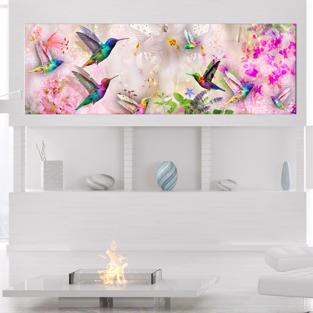 Tavla Arkiio Colourful Hummingbirds