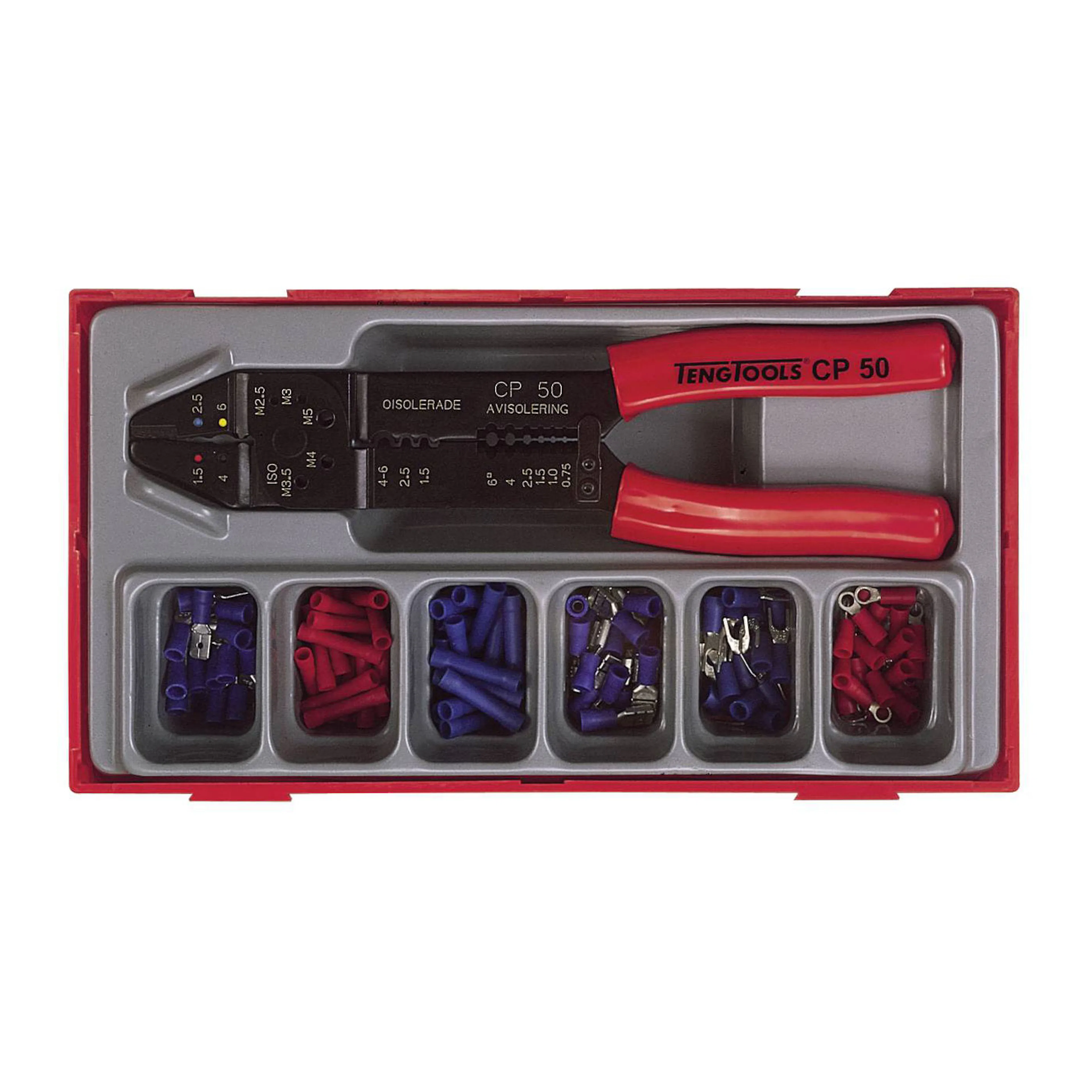 Kabelskosats 121 delar Teng Tools TTCP121