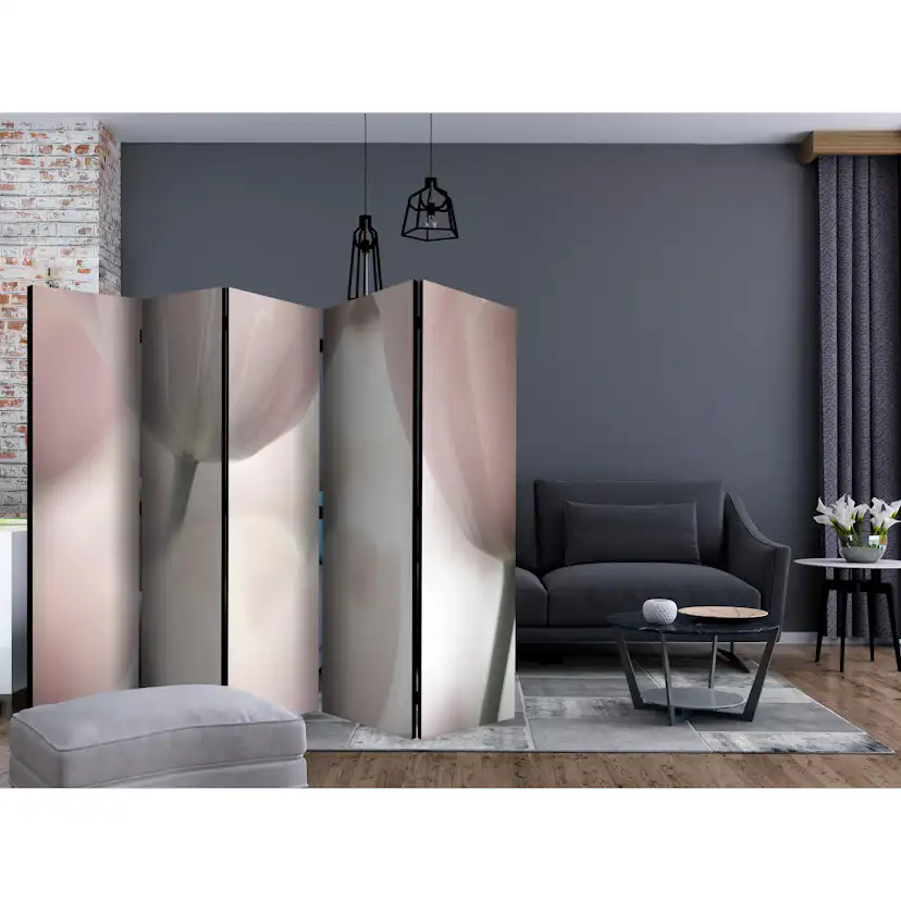 Rumsavdelare Arkiio Tulips Fine Art Black and White II 225x172 cm