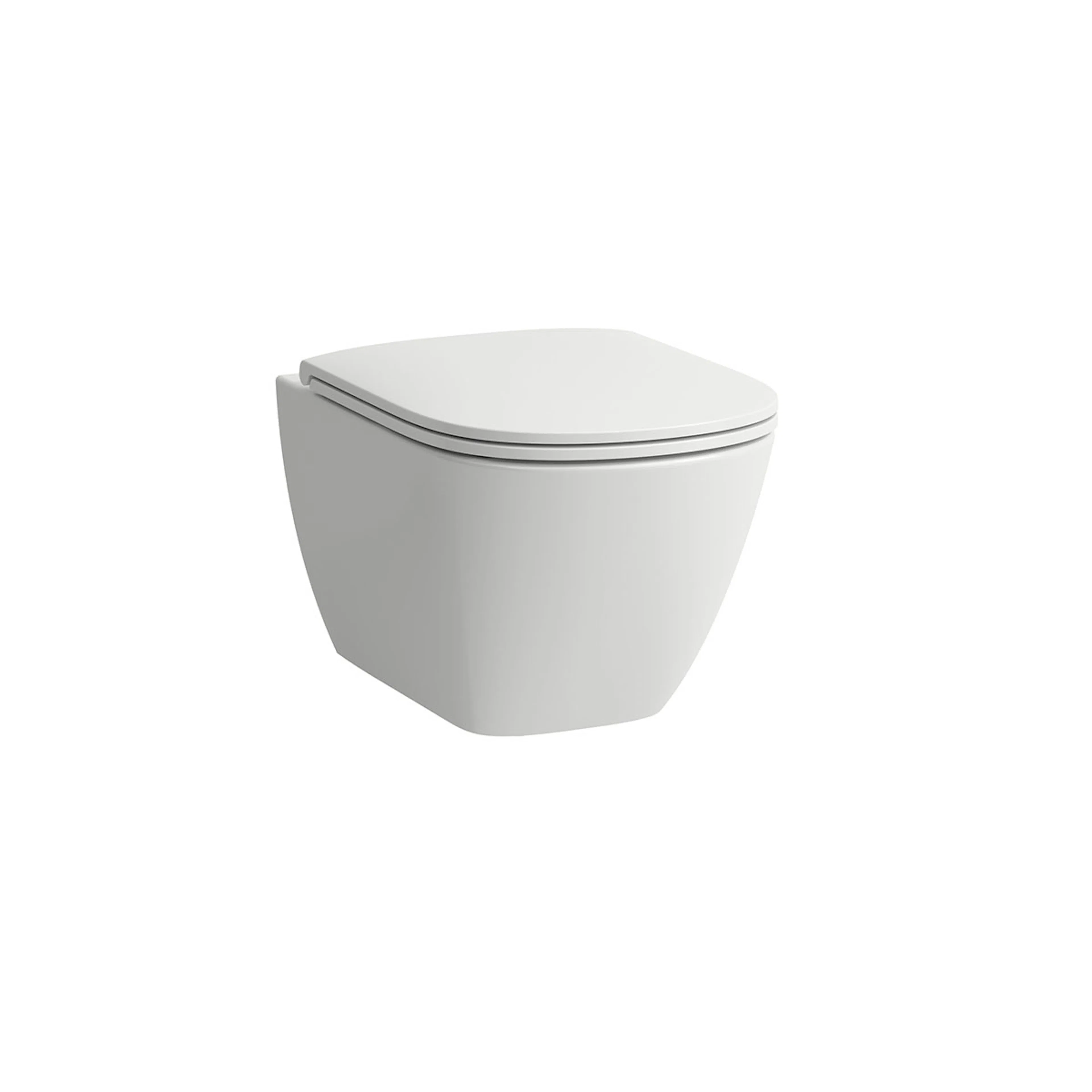 Vägghängd Toalettstol Laufen Lua 866080 Rimless inkl Mjukstängande Hårdsits