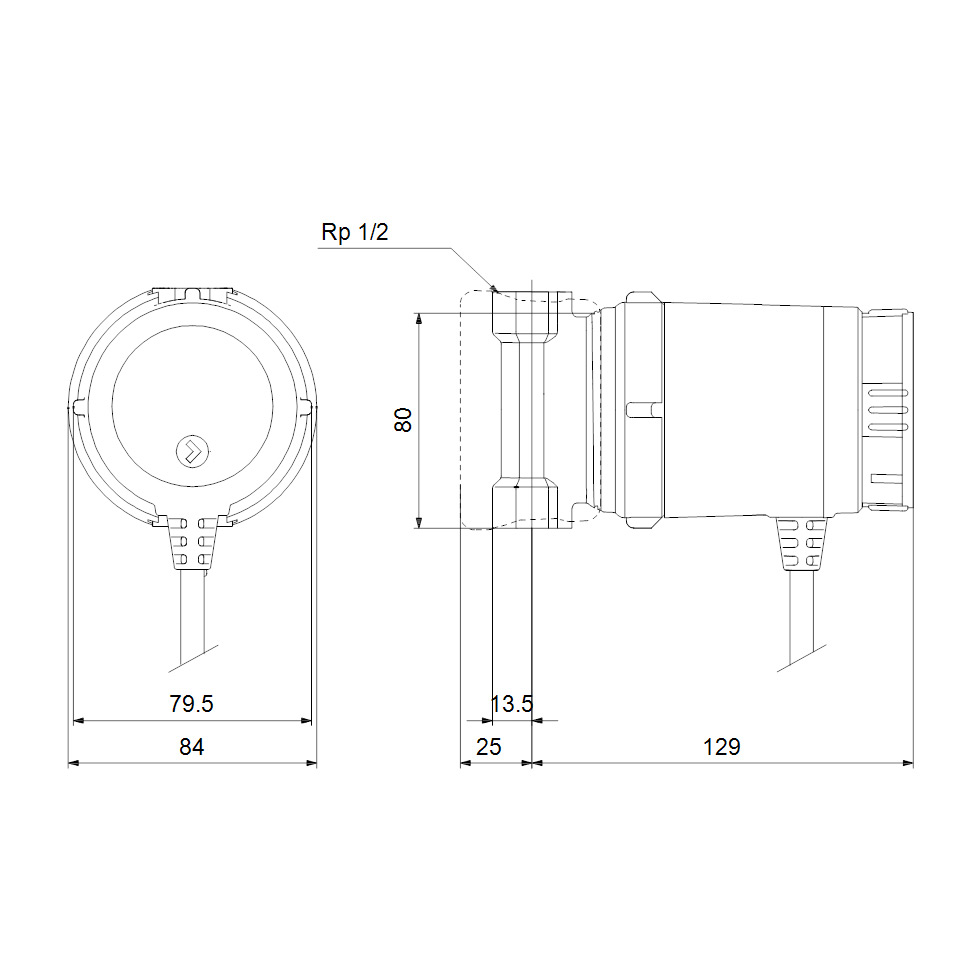 Tappvarmvattenpump Grundfos Comfort UP15-14BA PM