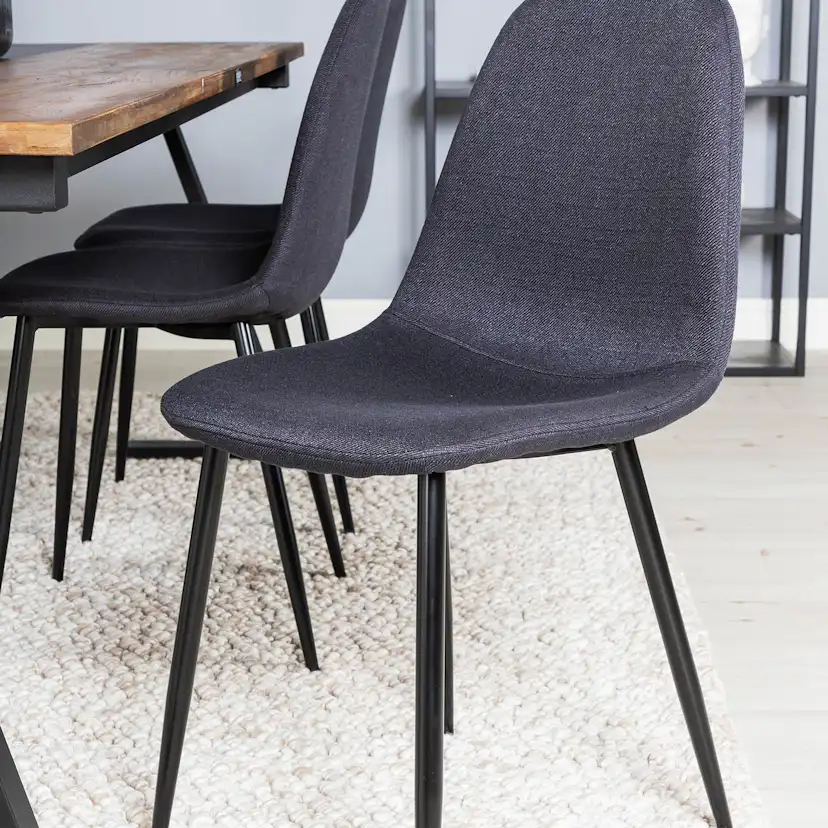 Matgrupp Venture Home Jane med 6 Pobbie Stolar Polyestertyg