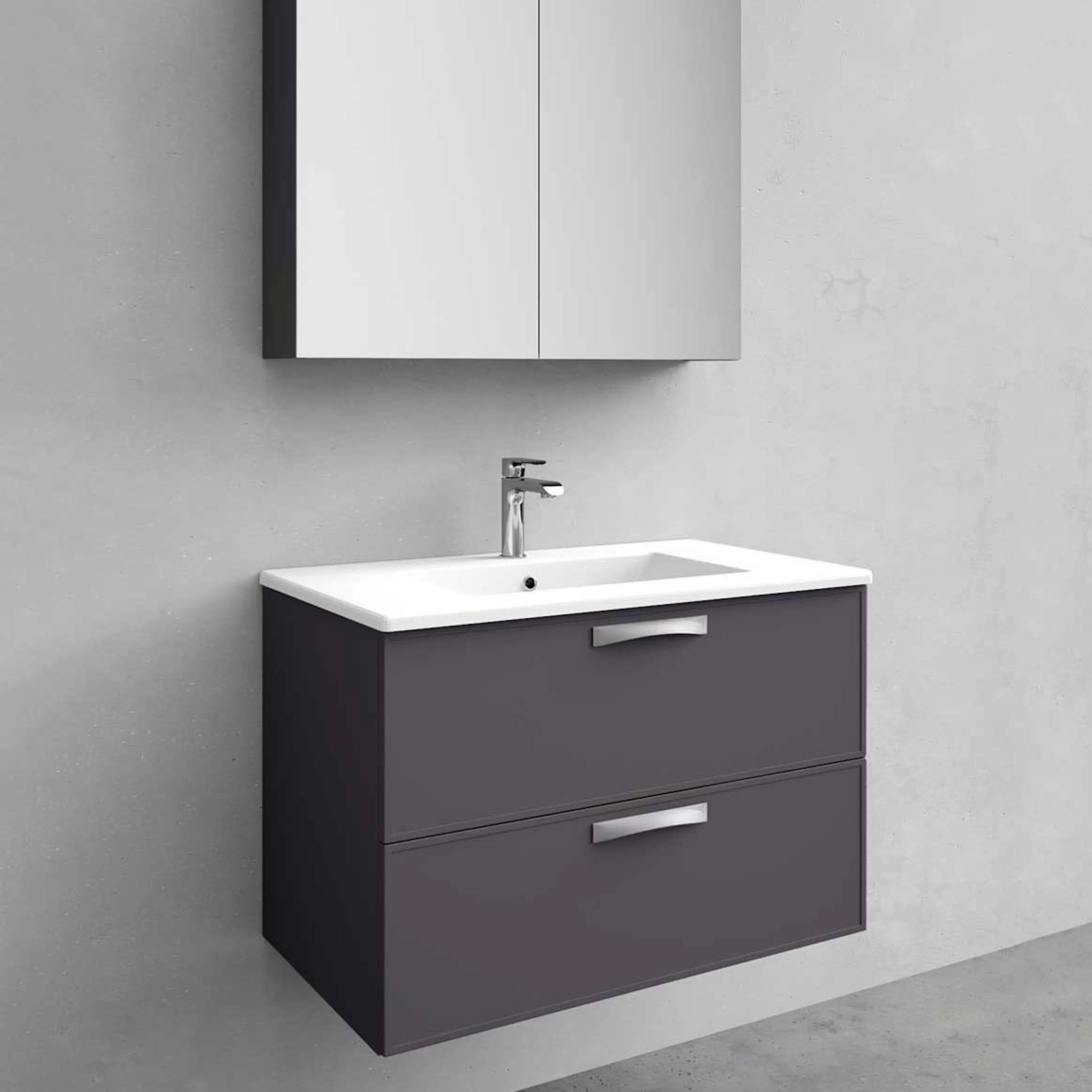 KOMMOD VOGUE ANTRACIT 800 Antracitgrå, Bredd:  800 mm