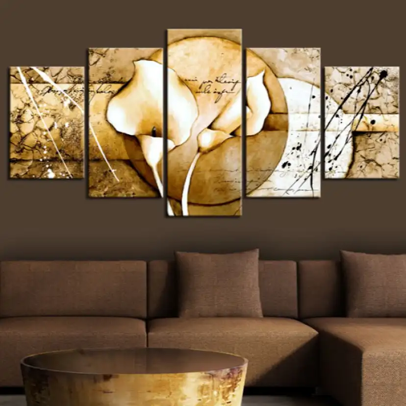 Tavla Arkiio The Secret Of Calla Lily Beige