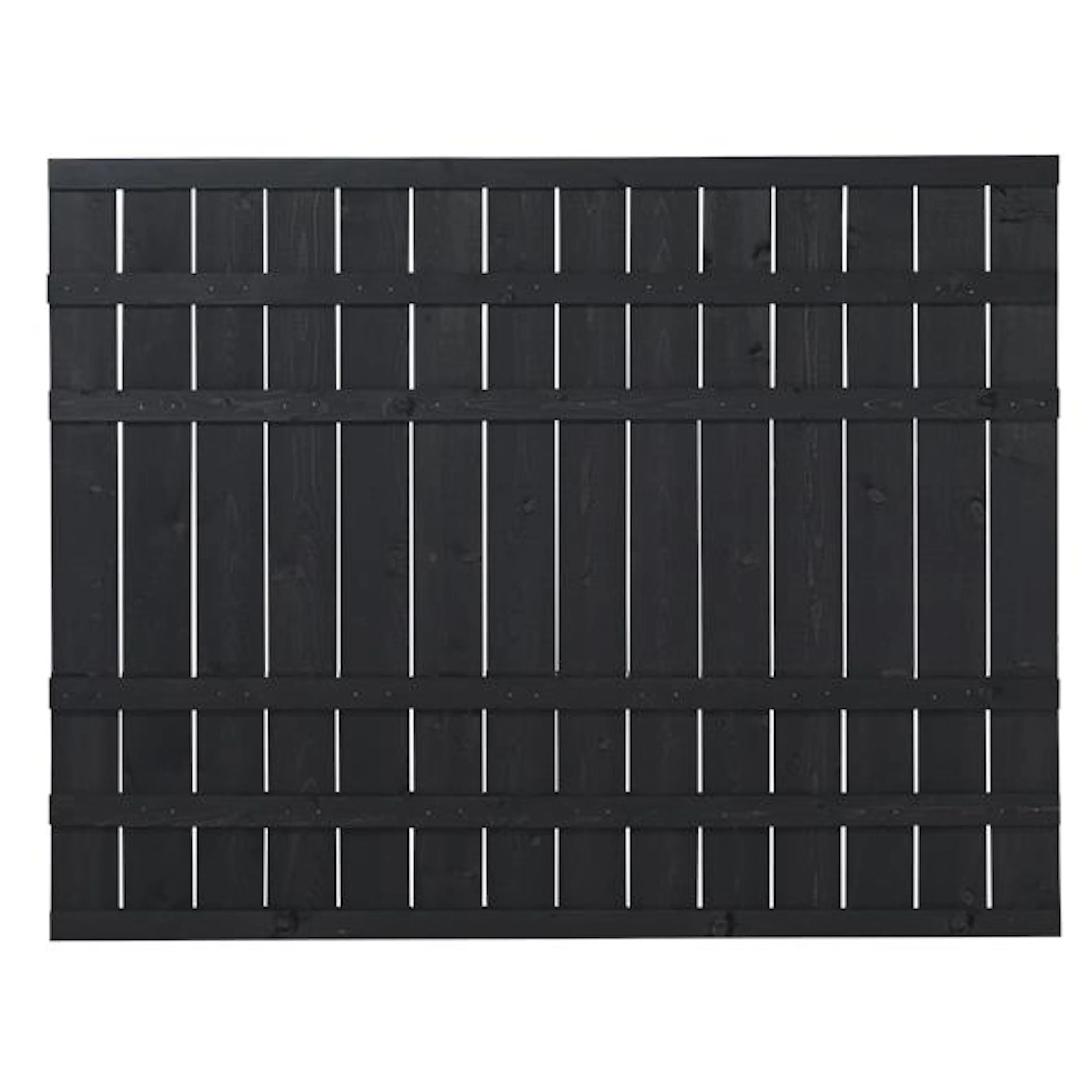 Skärm PLUS Rustik 180x138 cm Svart