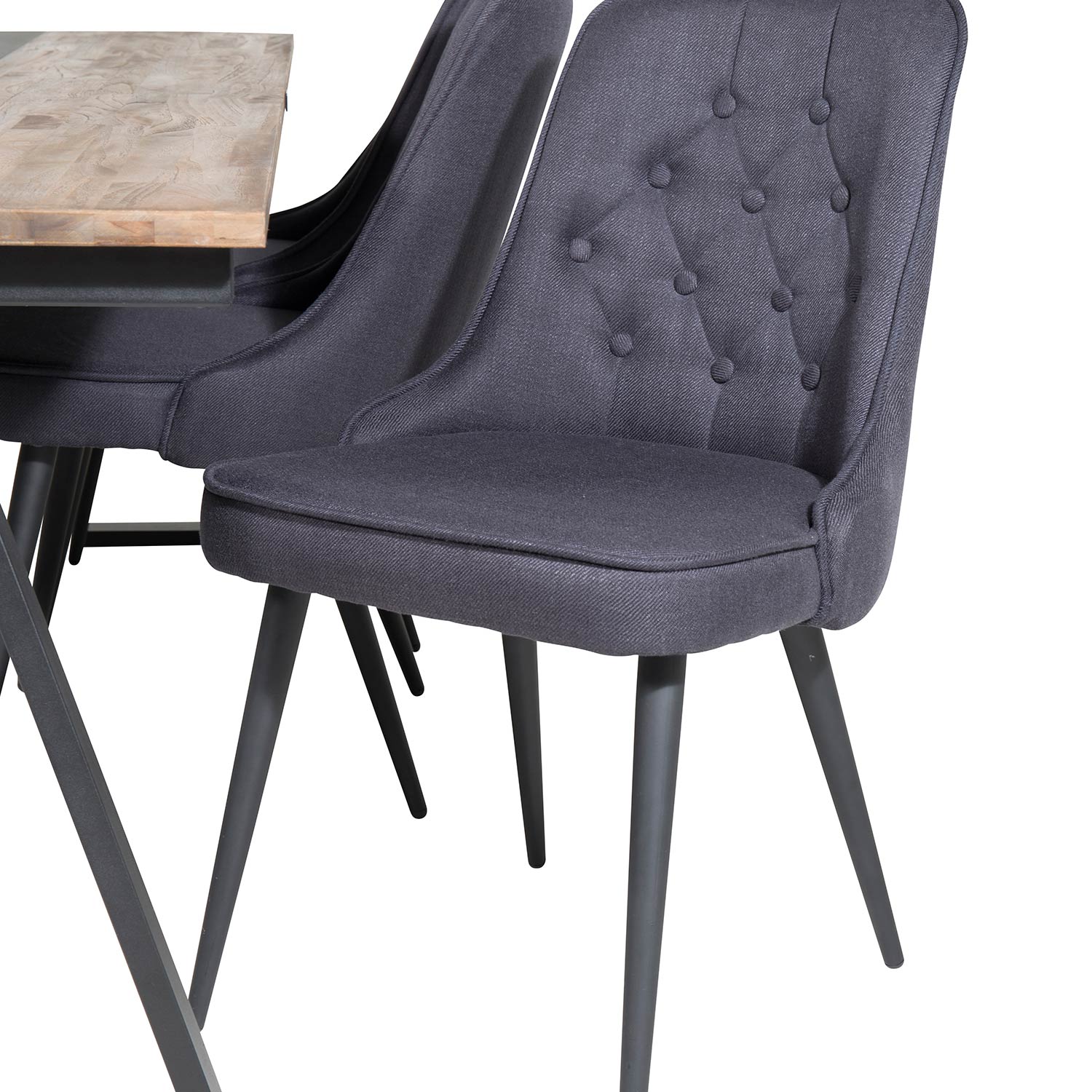 Matgrupp Venture Home Jane med 6 Vera Stolar Polyestertyg