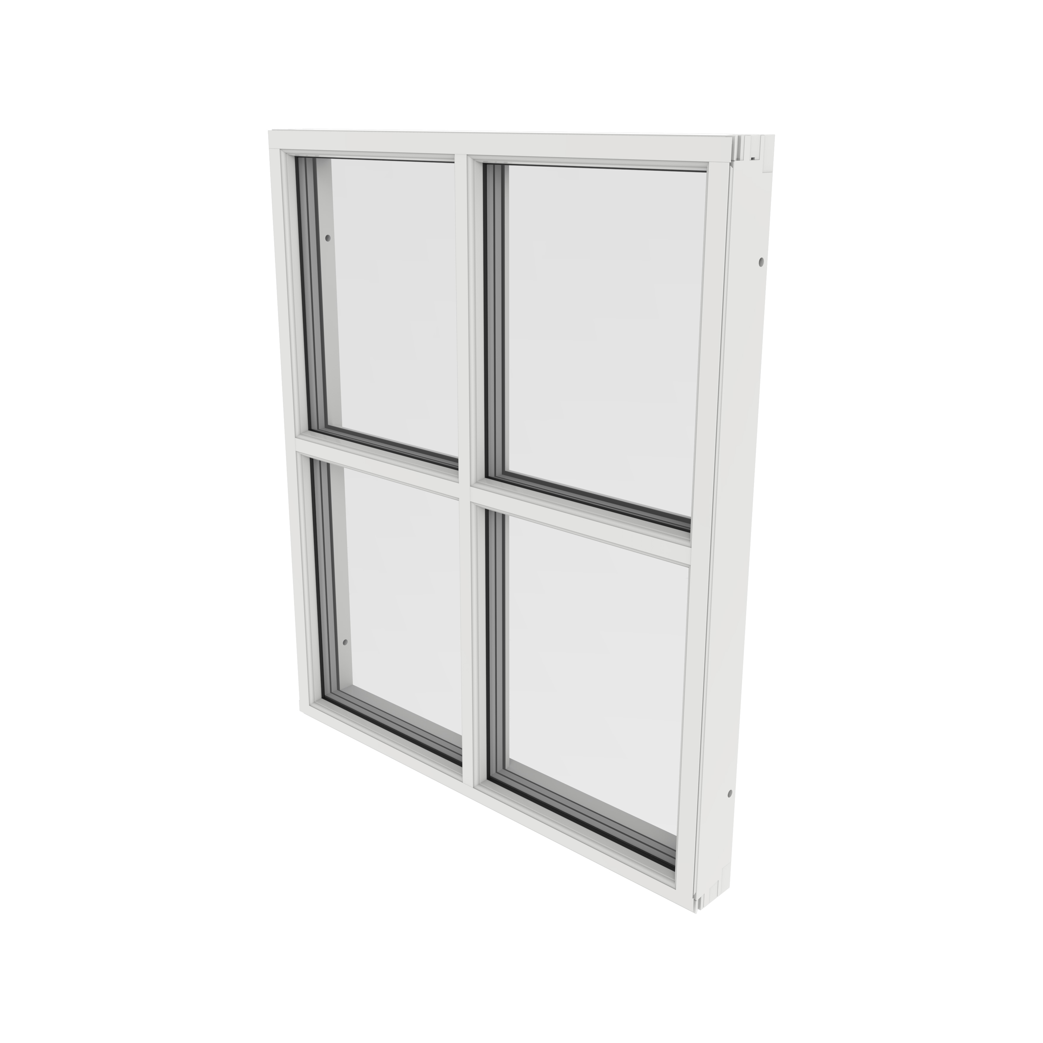 Fast Fönster Outline Trä/Aluminium Lagerfört