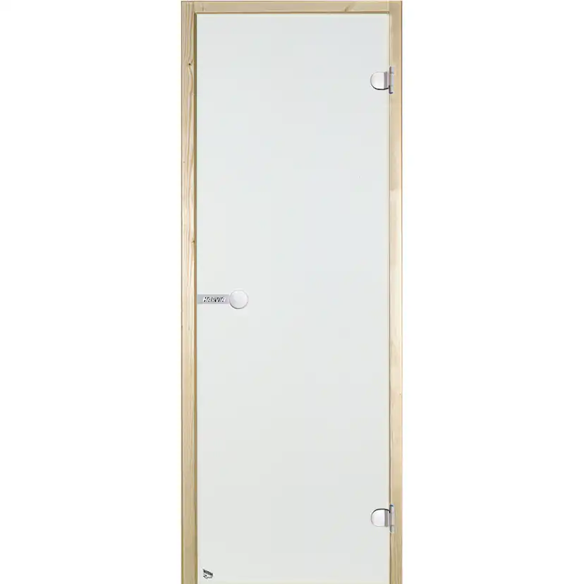 Glasdörr Harvia Klar med Furukarm 7x19