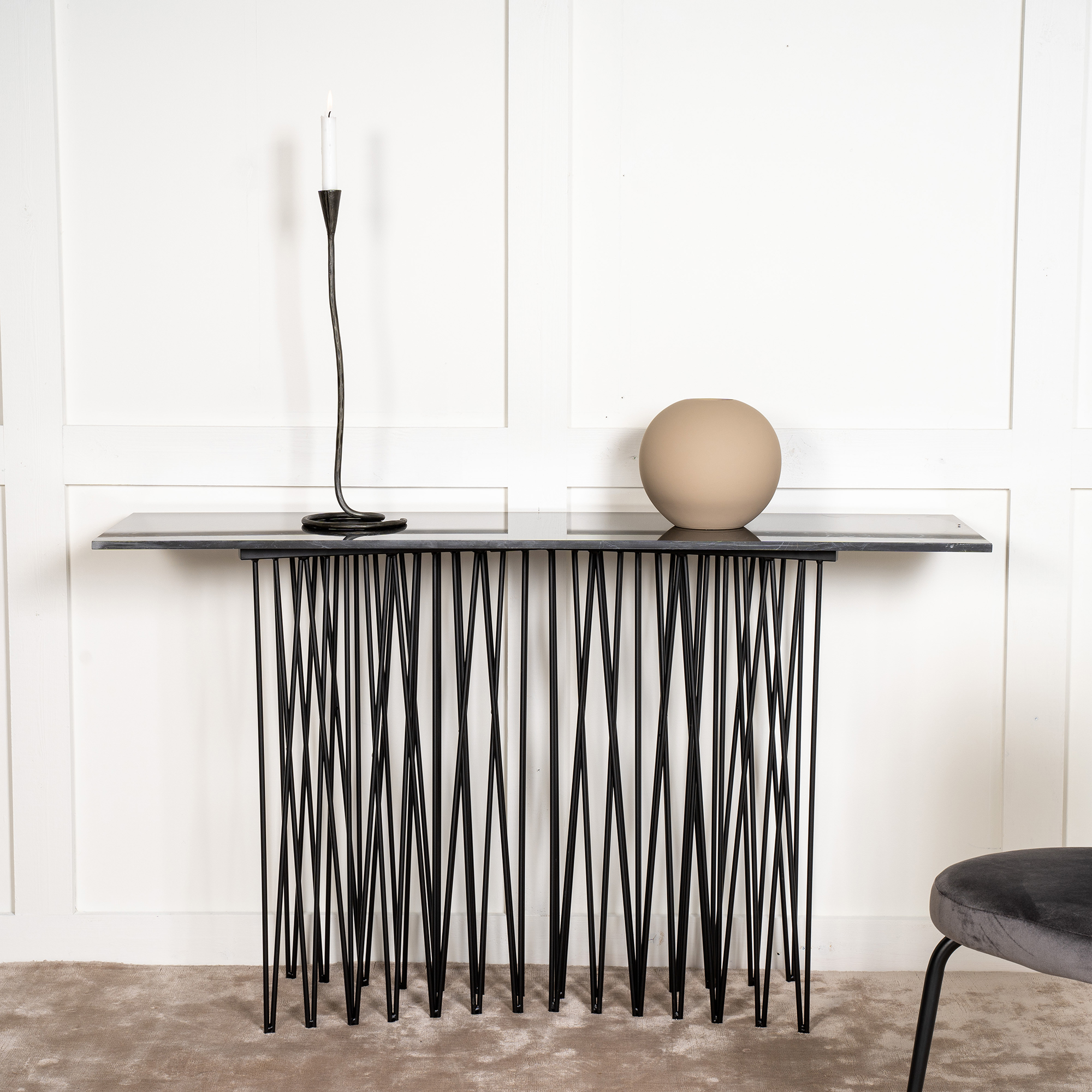 Sidobord furniture/fashion Stone 130 cm