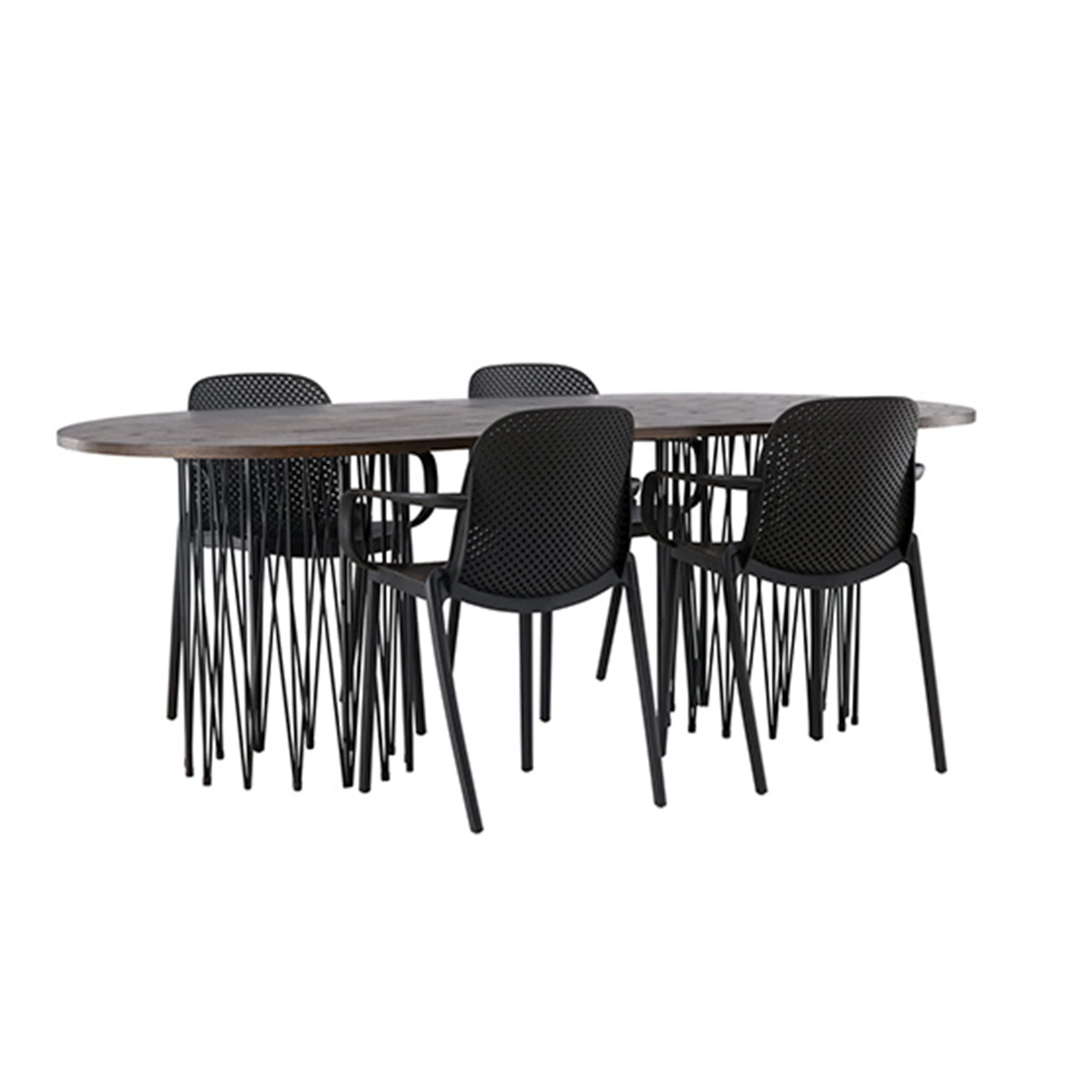 Matgrupp furniture/fashion Stone med 4 Baltimore Stolar