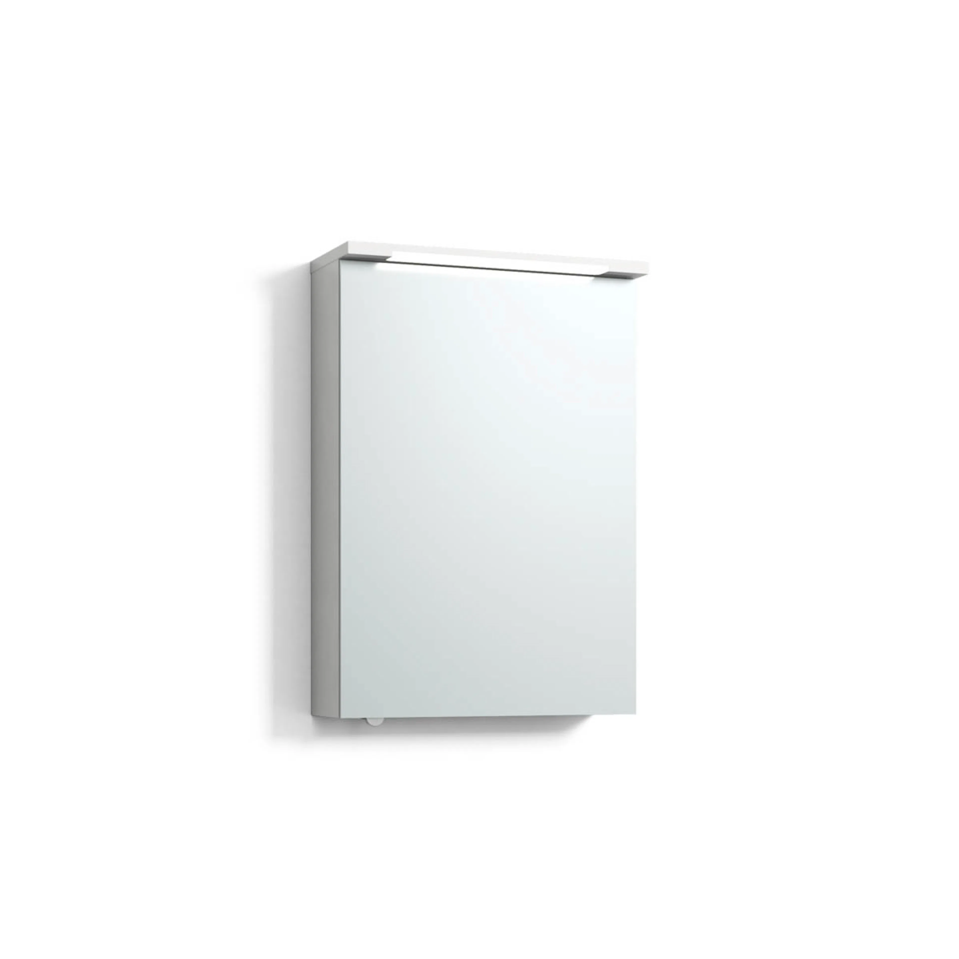 Skuru Spegelskåp 50 Vit LED Tvlj JFB Bredd: 50 cm, Vit, Med Jordfelsbrytare