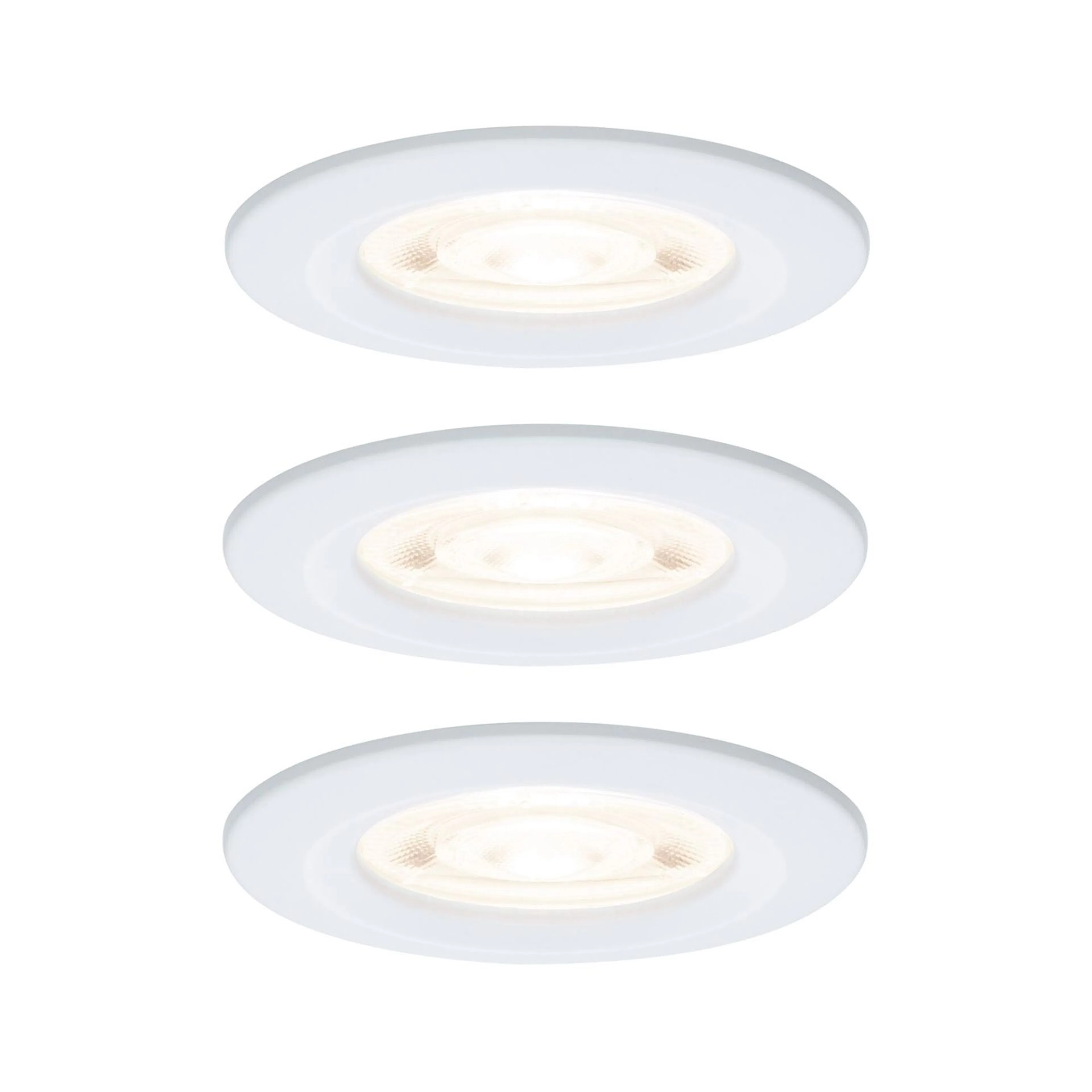 Downlight Paulmann Nova GU10 Flat Rigid Matt vit, Fast, Ja, 2700 K