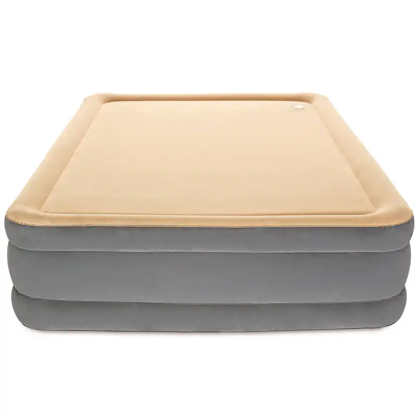 Uppblåsbar Dubbelsäng Bestway Hög Inbyggd Pump Tritech Queen Airbed 2 Personer