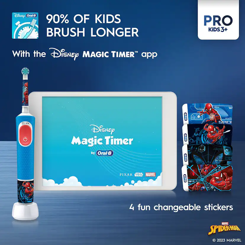 Eltandborste Oral-B Vitality Pro CA HBOX Spiderman