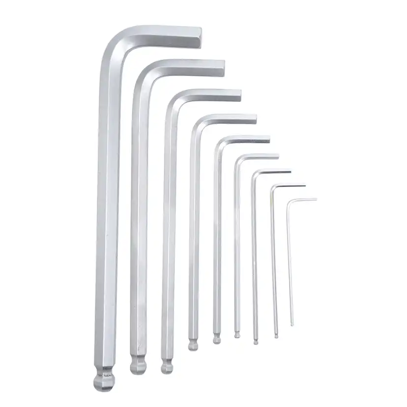 Sexkantsnyckelsats Boxer 9-delar CR.V-stål