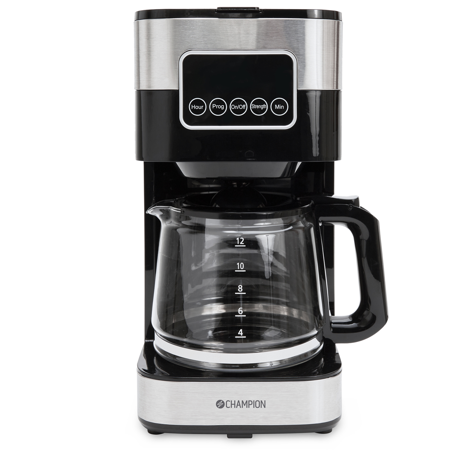 Kaffebryggare Champion Digital 12-koppar 1,5L KB400 Rostfri