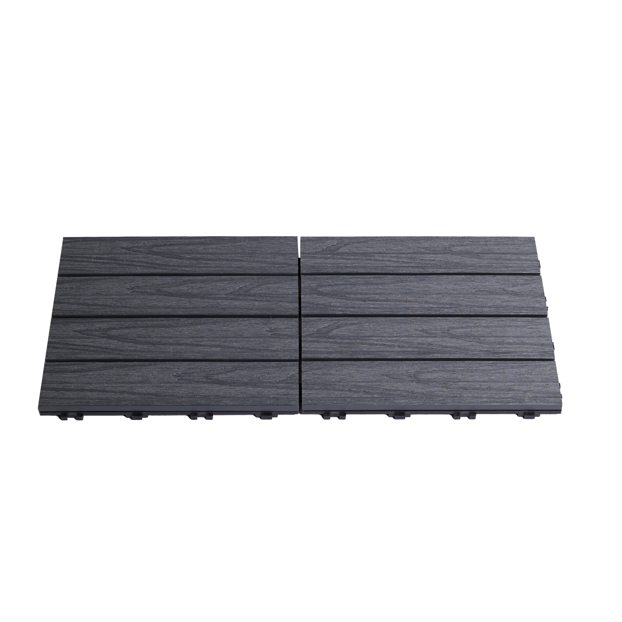 Terrassplatta Hortus Komposit 30X30 cm Antracitgrå 4-Pack