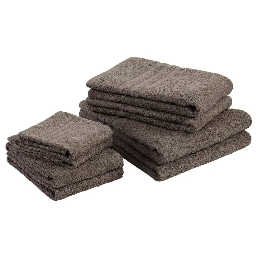 Gästhandduk Borganäs of Sweden Basic Frotté Brun