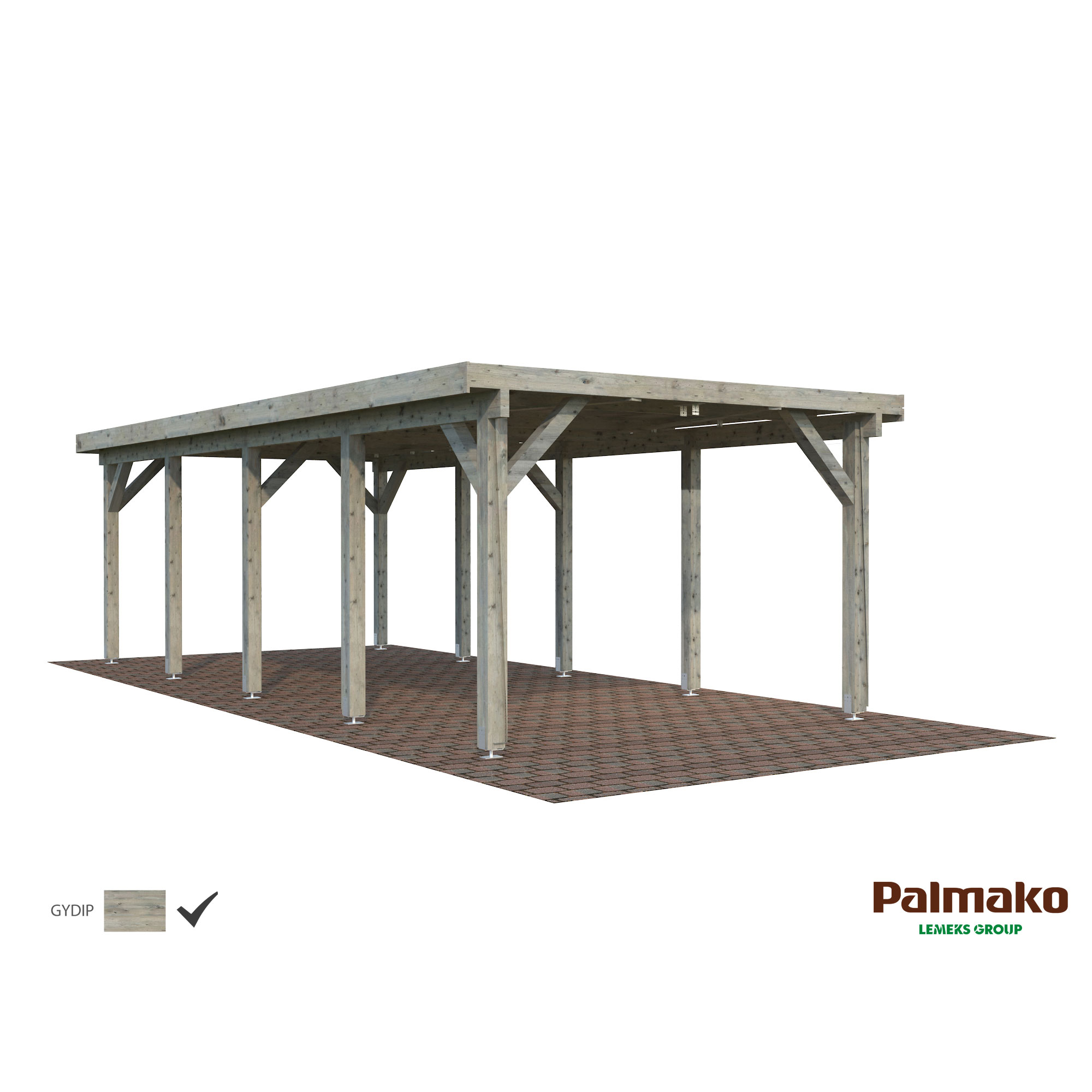 Carport Palmako Karl 23,1 m2