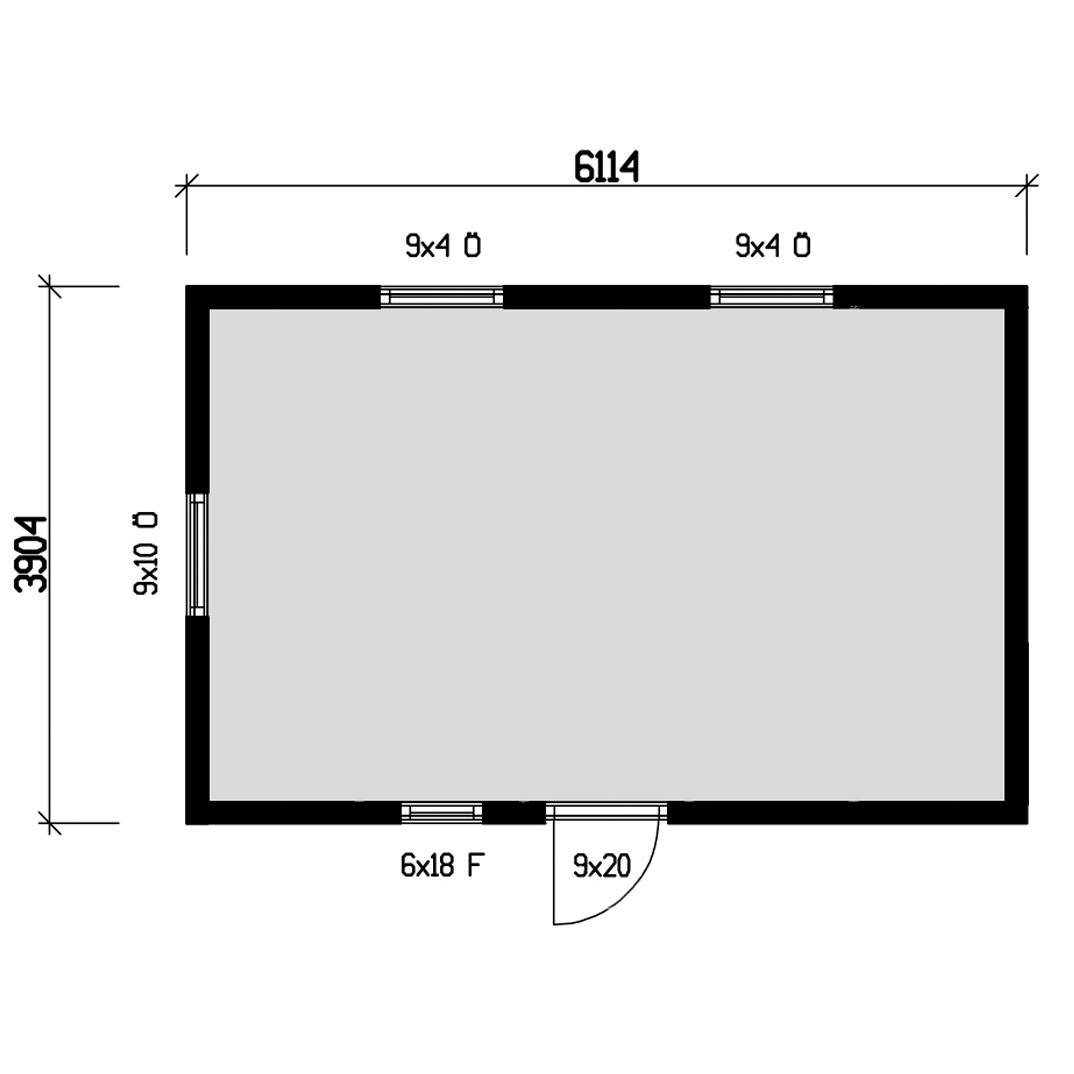 Attefallshus Vibostugan Njuta Funkis 25-1