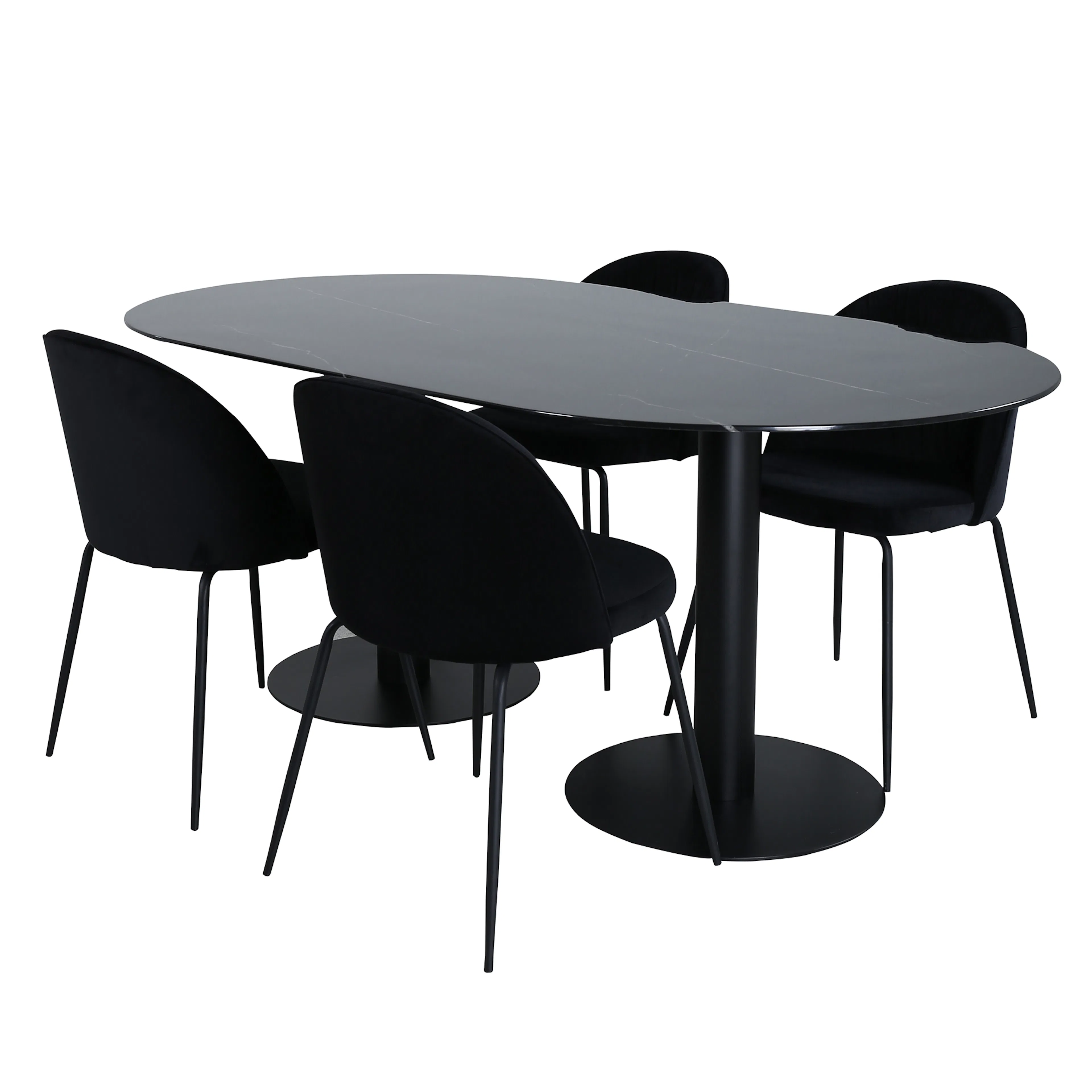 Matgrupp Venture Home Oslo med 4 Wrigley Stolar