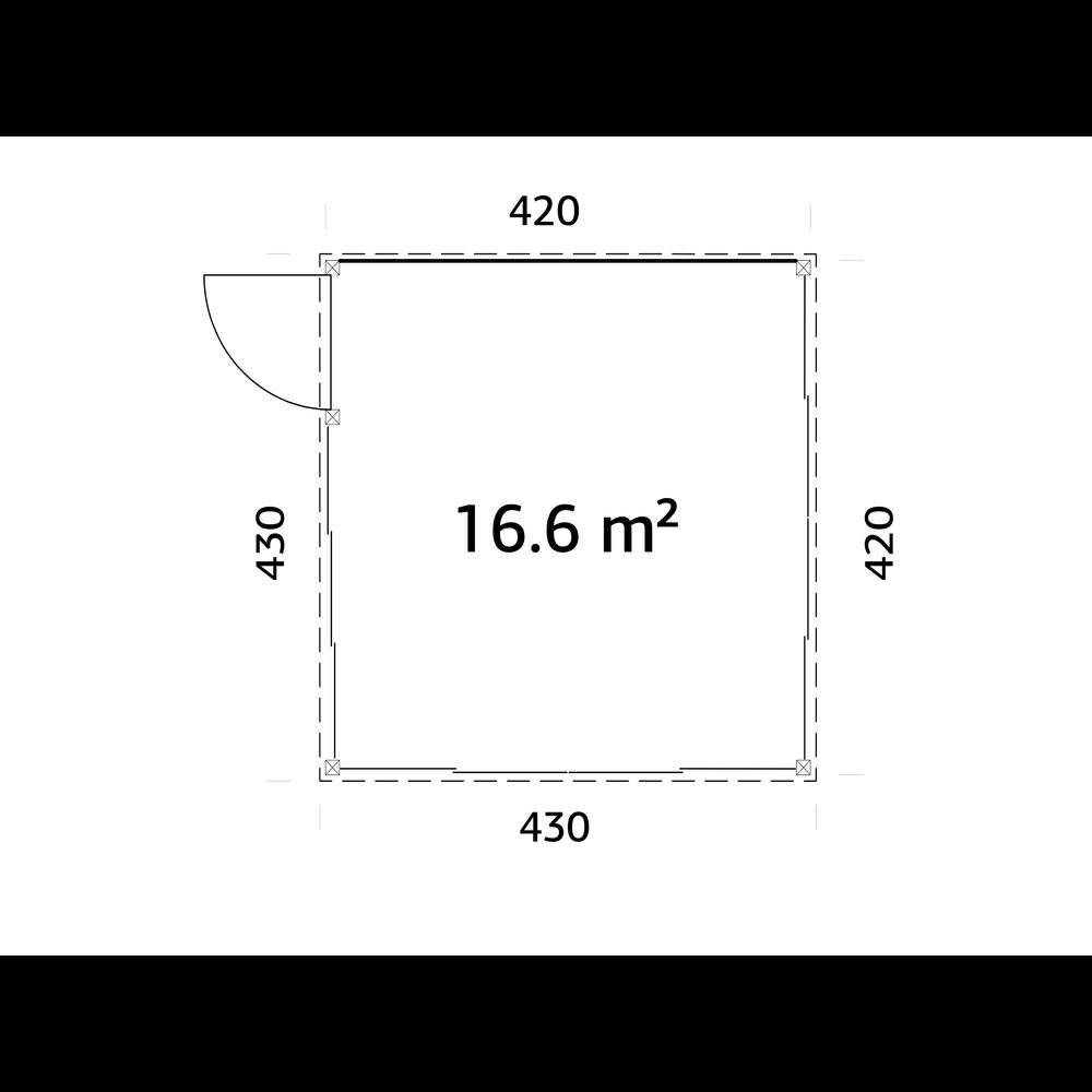 Uterum Palmako Lumi 17,6 m² (inv. 16,6 m²) Slide