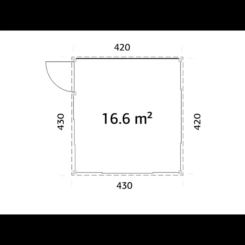 Uterum Palmako Lumi 17,6 m² (inv. 16,6 m²) Slide