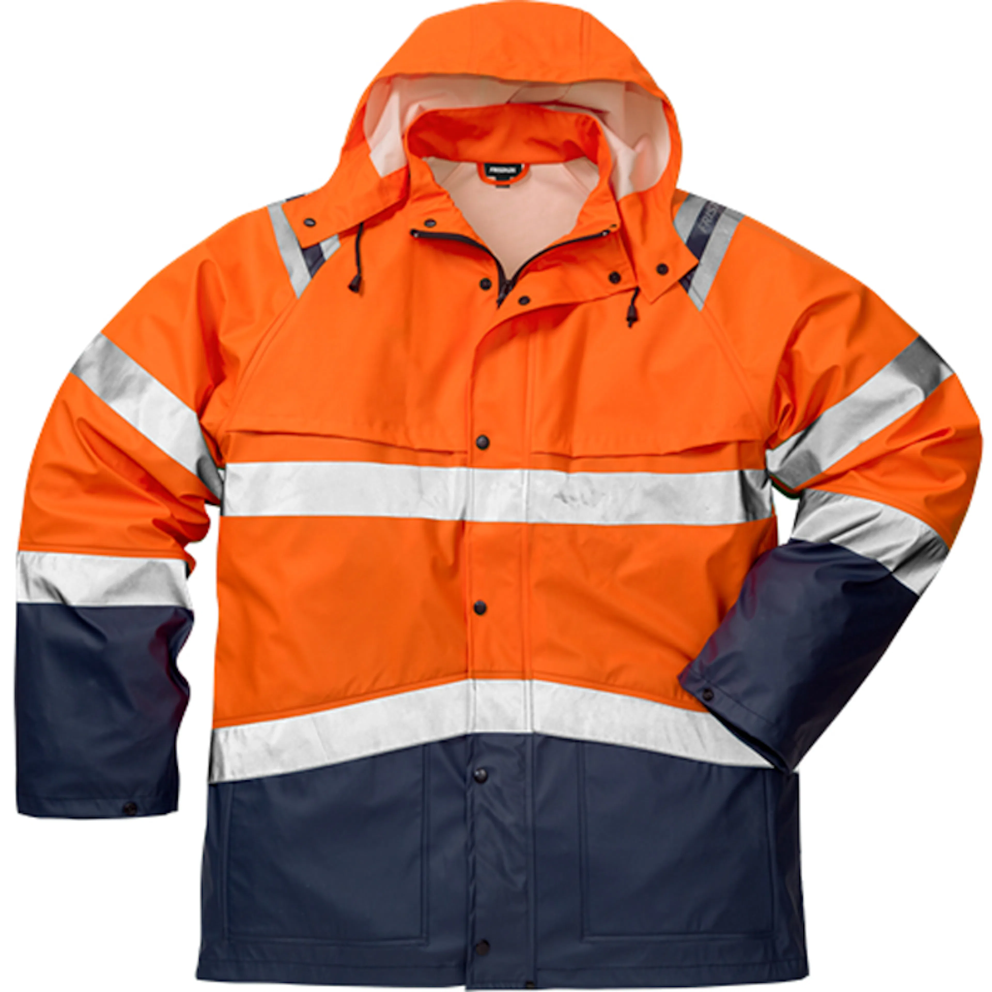 Varselorange/Marinblå