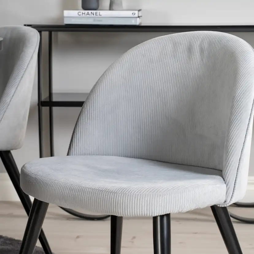 Copenhagen - Dining Table round - Black / Black+Velvet matst Svart/Grå