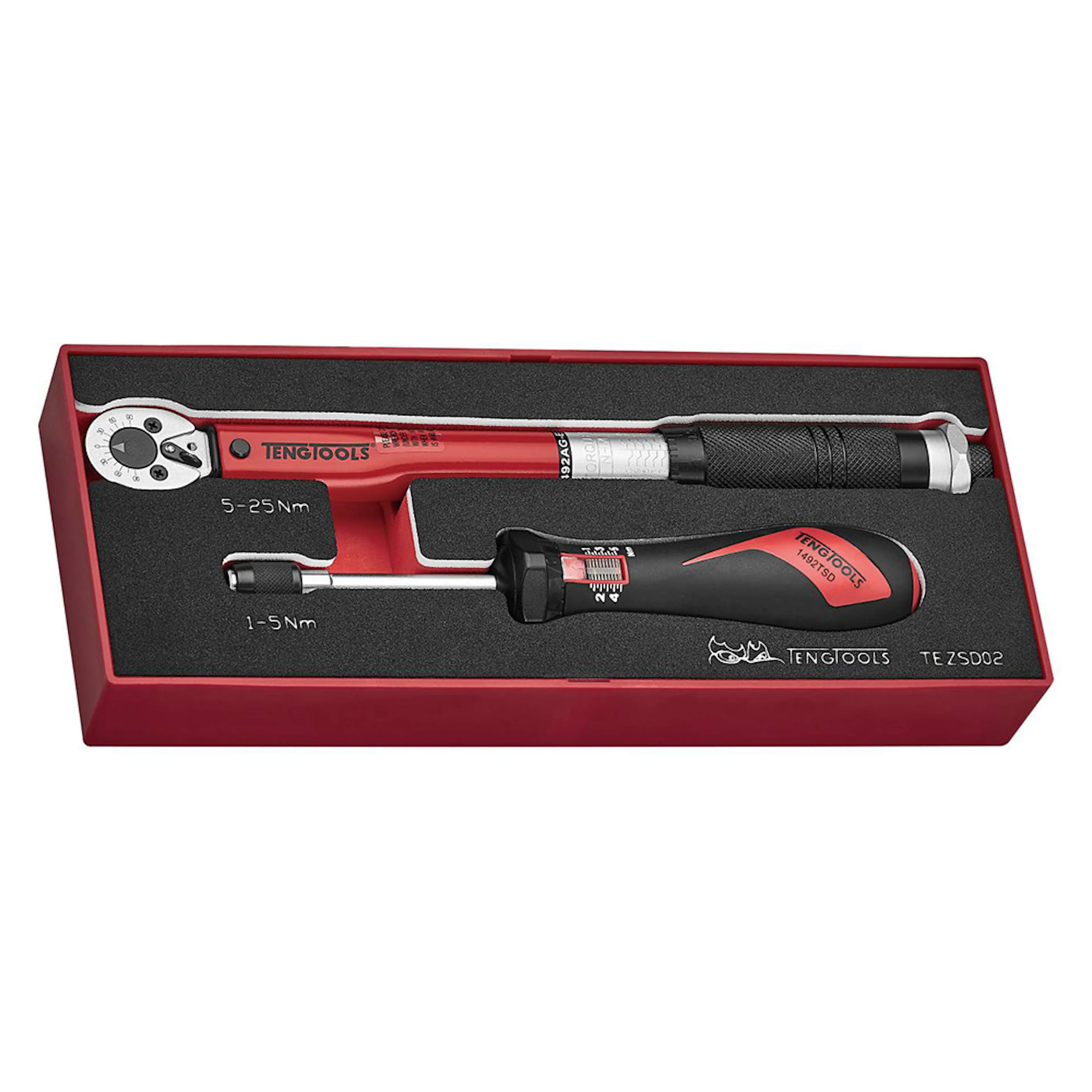 Momentnyckelsats Teng Tools TEZSD02