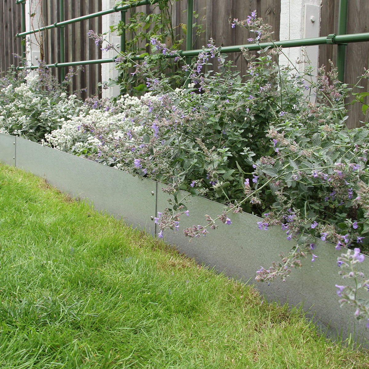 Planteringskant Flexigarden Aluzink 120 mm Skarvplåt