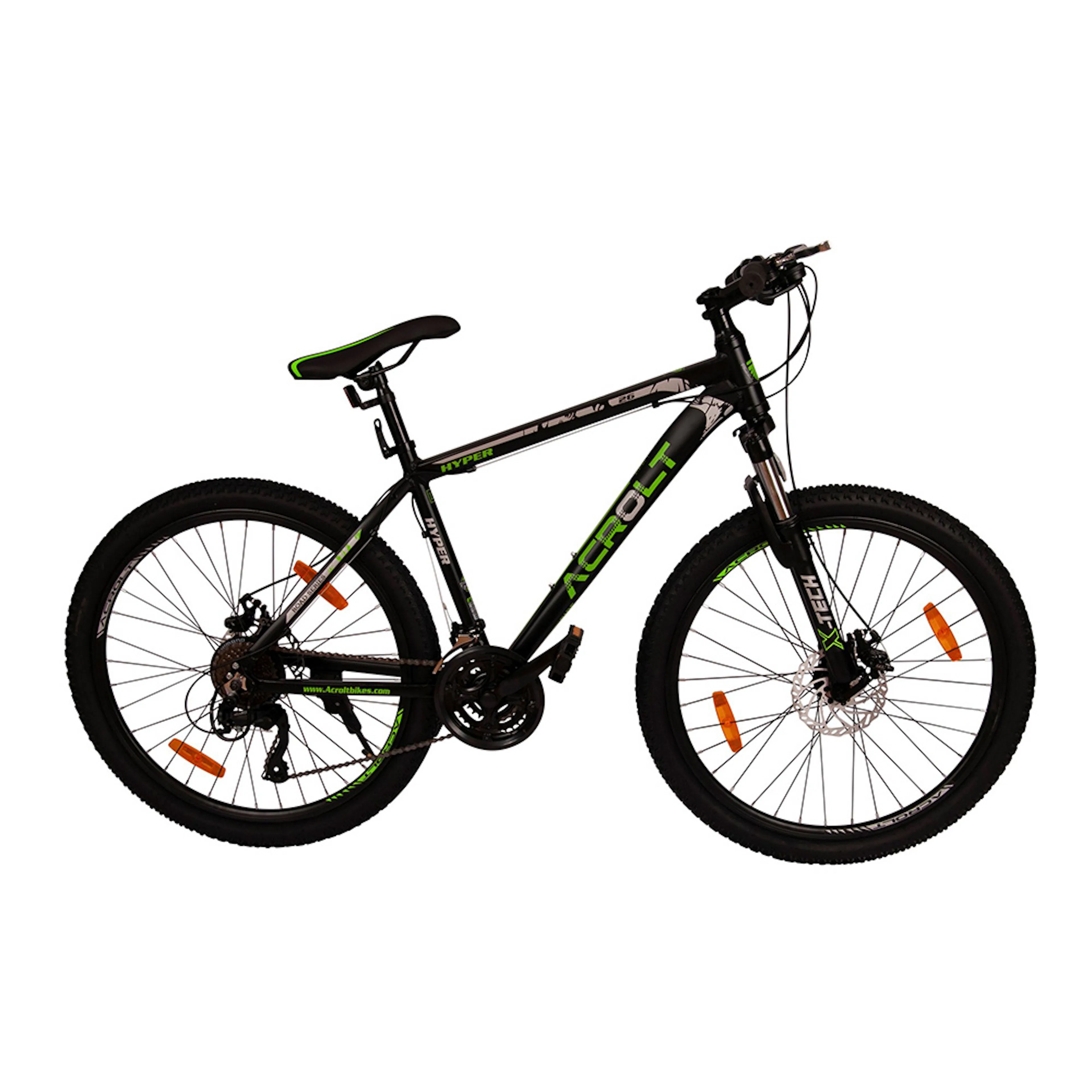 Mountainbike Acrolt Alu Hyper 26" Svart/Grön