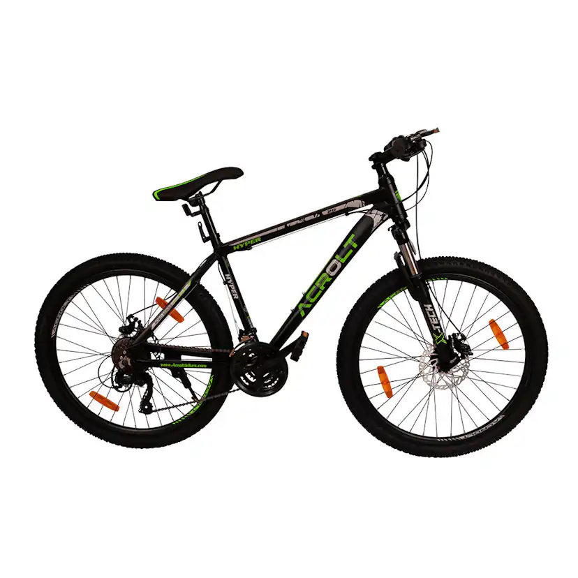 Mountainbike Acrolt Alu Hyper 26" Svart/Grön