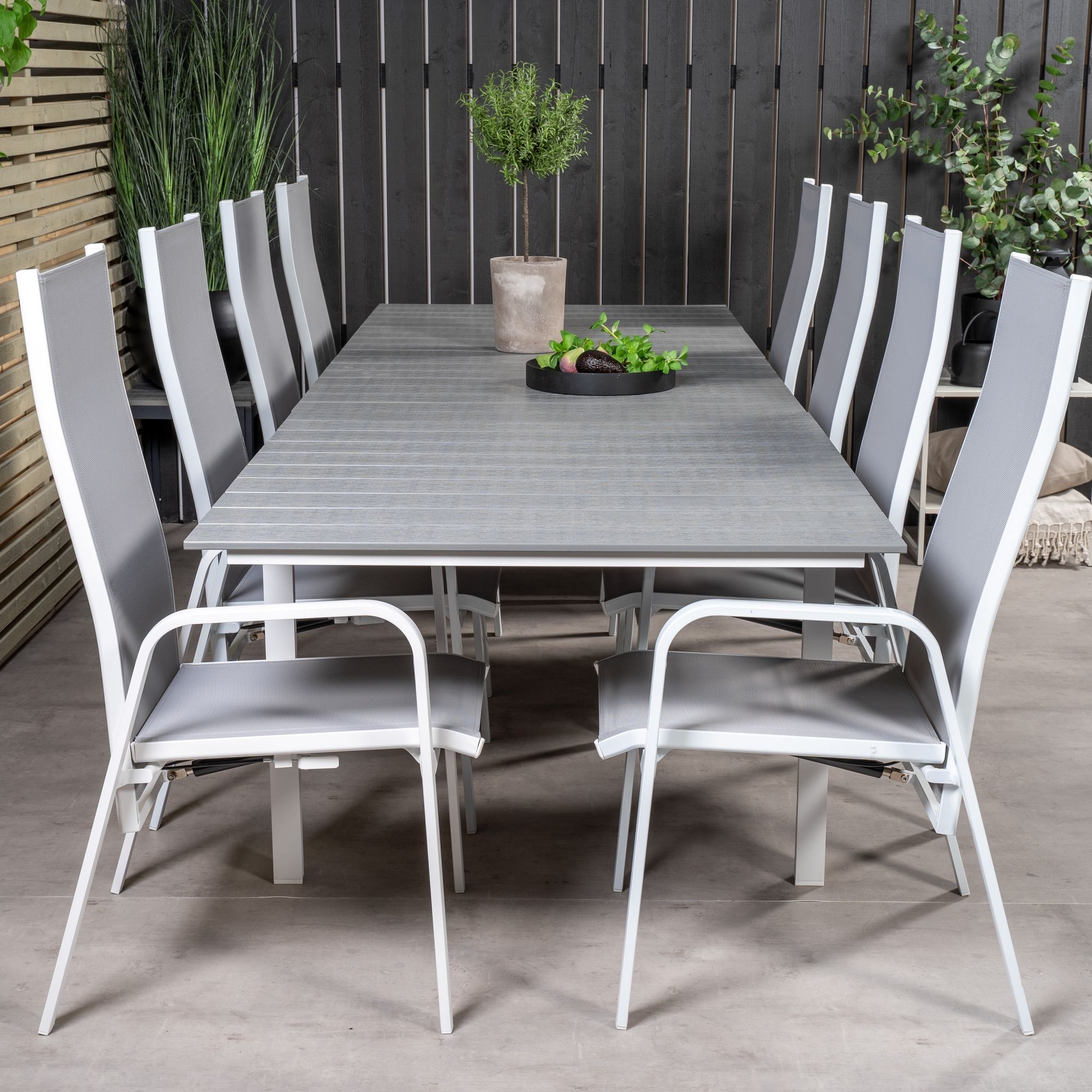 Matgrupp Venture Home Lova 224/324 med 8 Copacabana Stolar