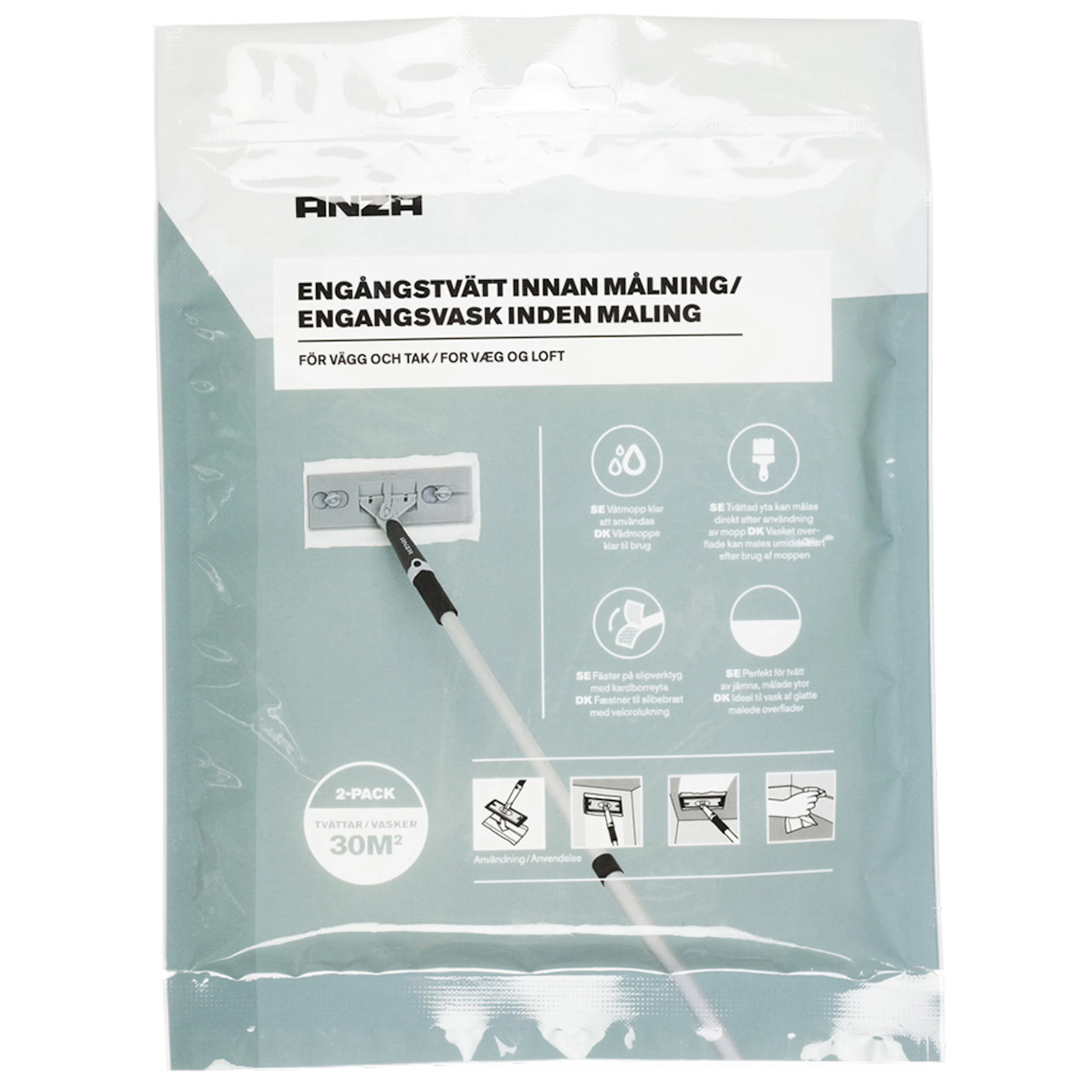 Engångstvätt Anza För Vägg & Tak