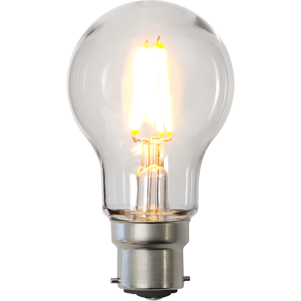 LEDlampaB22A55 Star Trading Outdoor Lighting PC Cover Filament