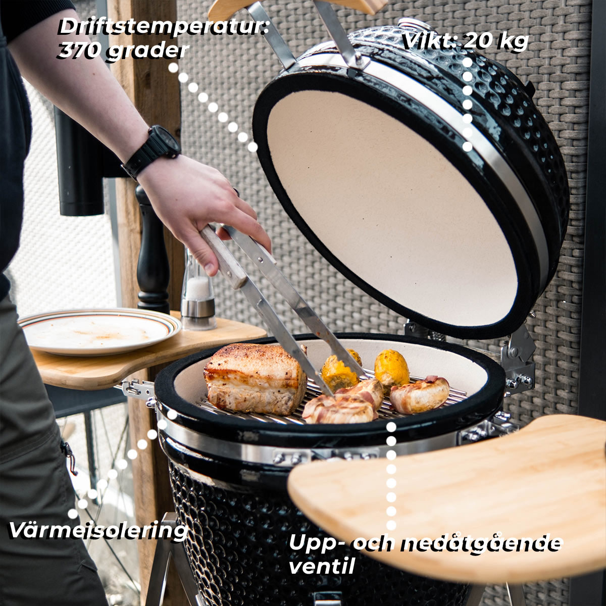 Kamadogrill Limousin Premium 21"