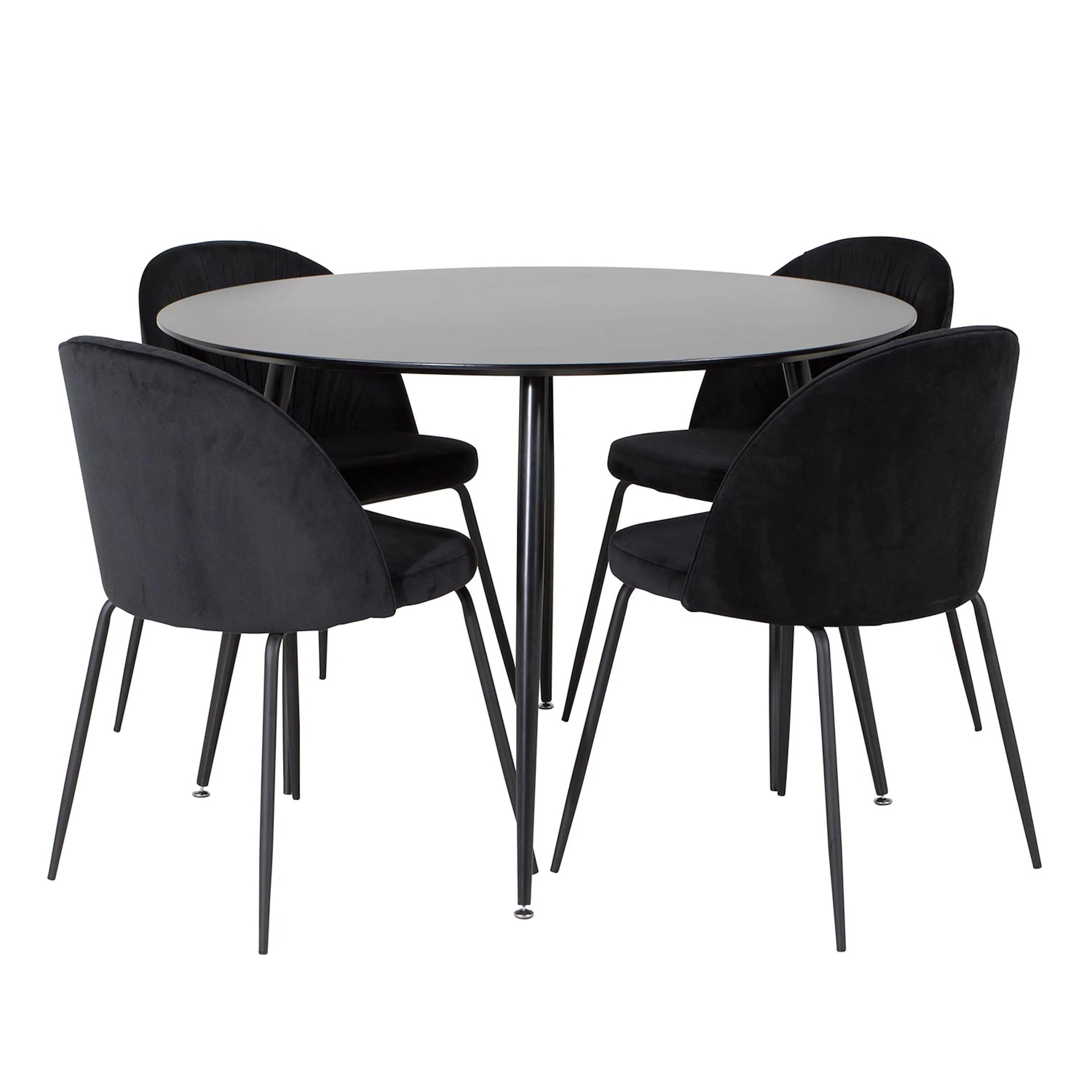 Matgrupp Venture Home Silvia med 4 Wrigley Stolar Runt