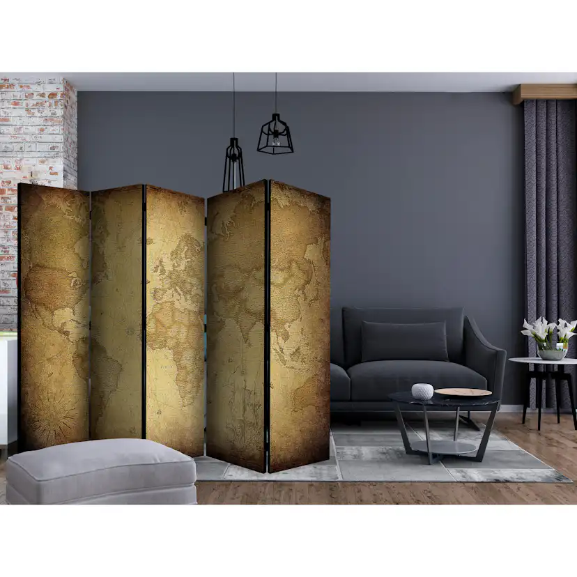 Rumsavdelare Arkiio Old Map II 225x172 cm