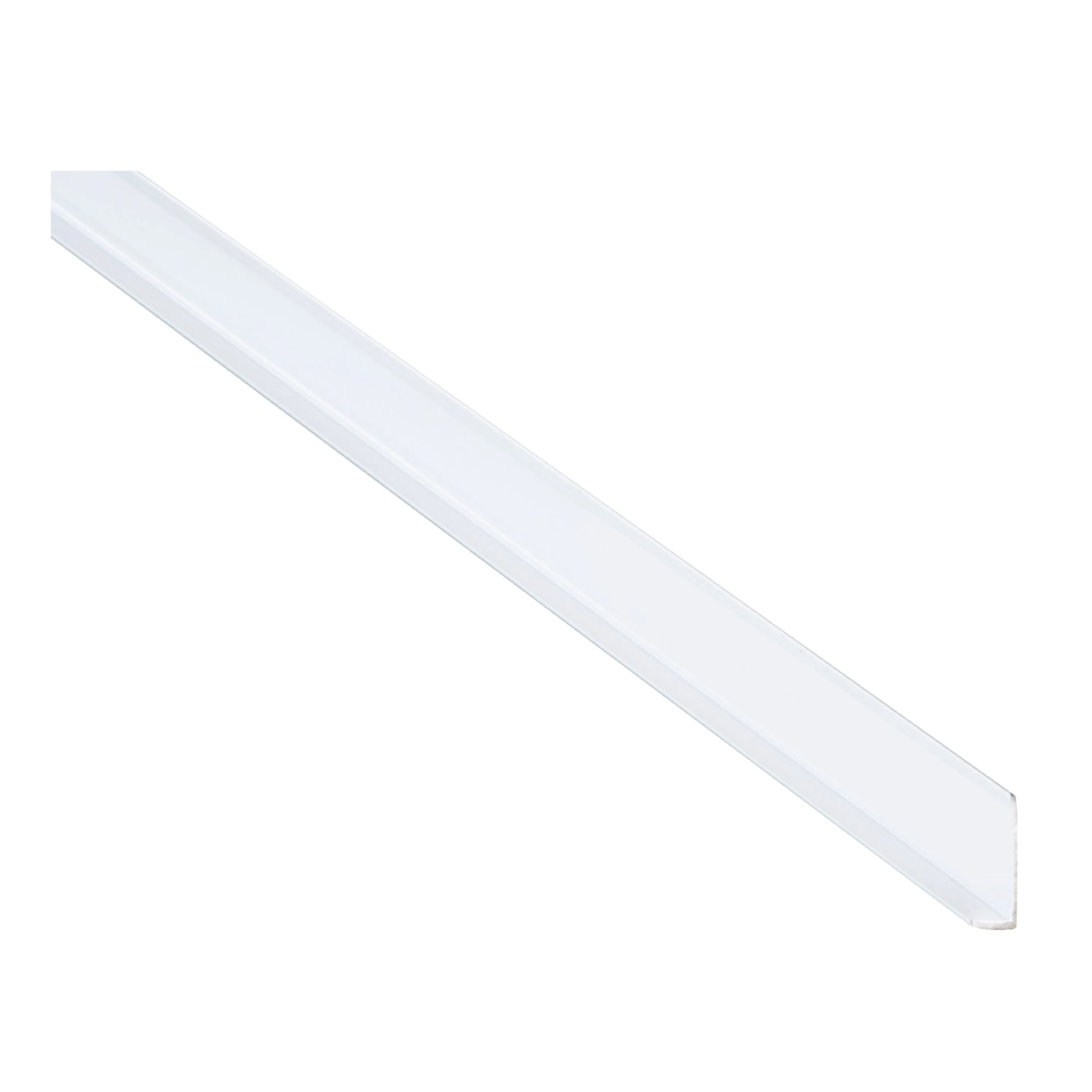 L-profil Fibo Alu Bred Vit 2400 mm