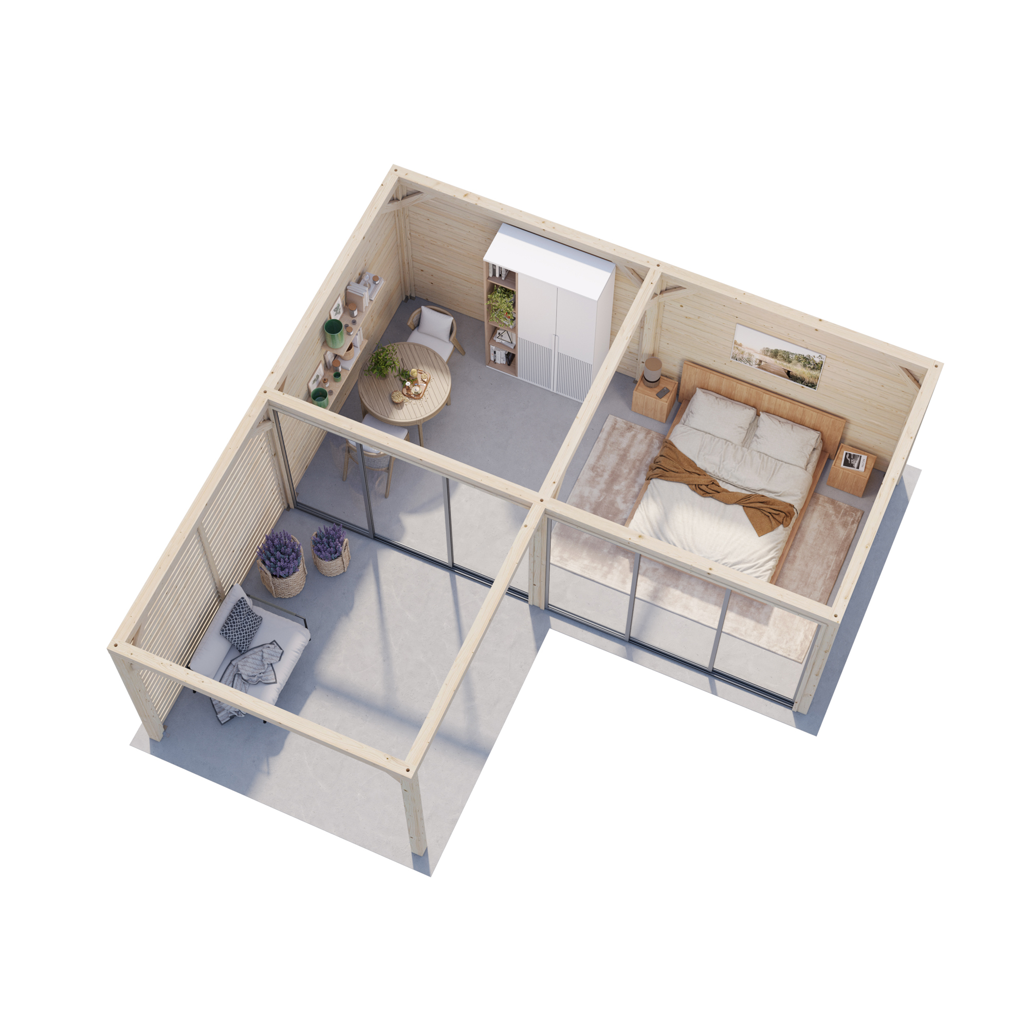 Uterum Palmako Bianca 24,9 m2 Set 213 Slide