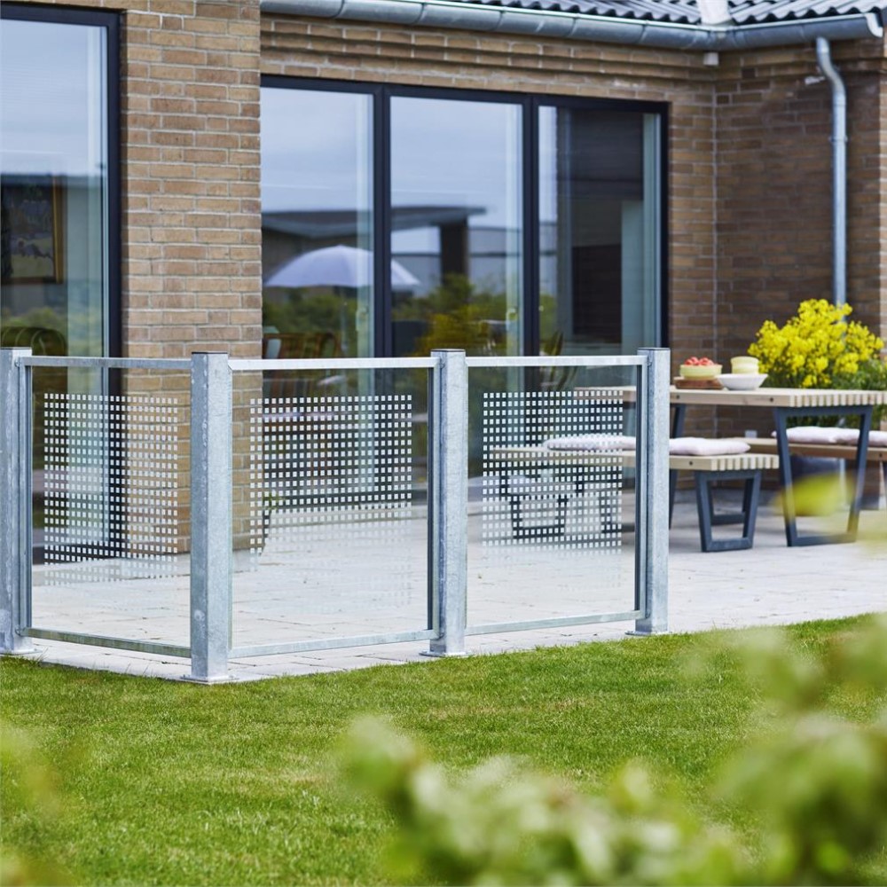 Skärmmodul PLUS Cubic Glas Mönstrat 90x90