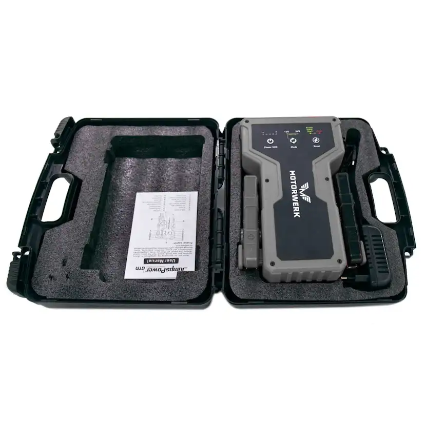 Starthjälp Motorwerk 12/24V 27000mAh