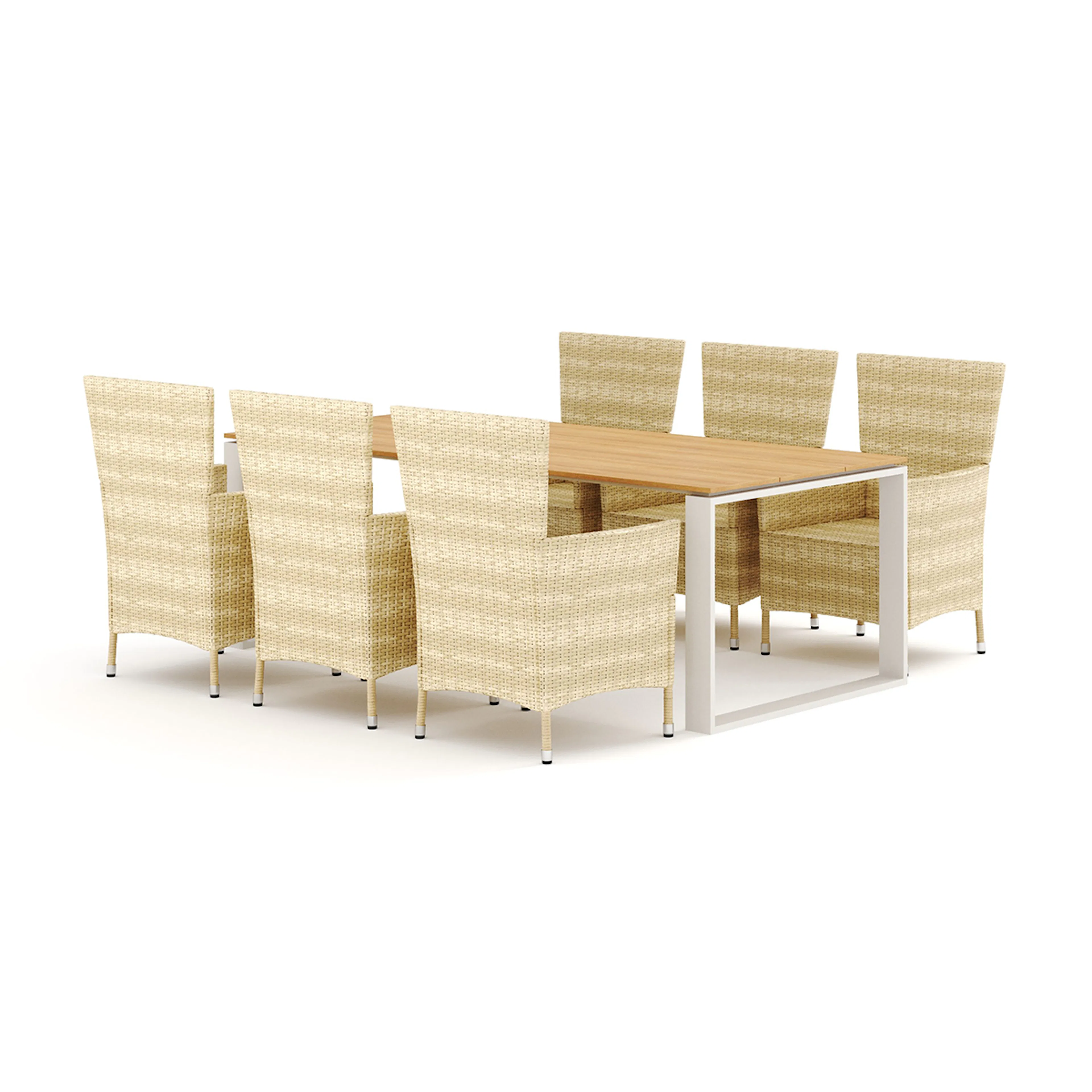 Beige/Teak