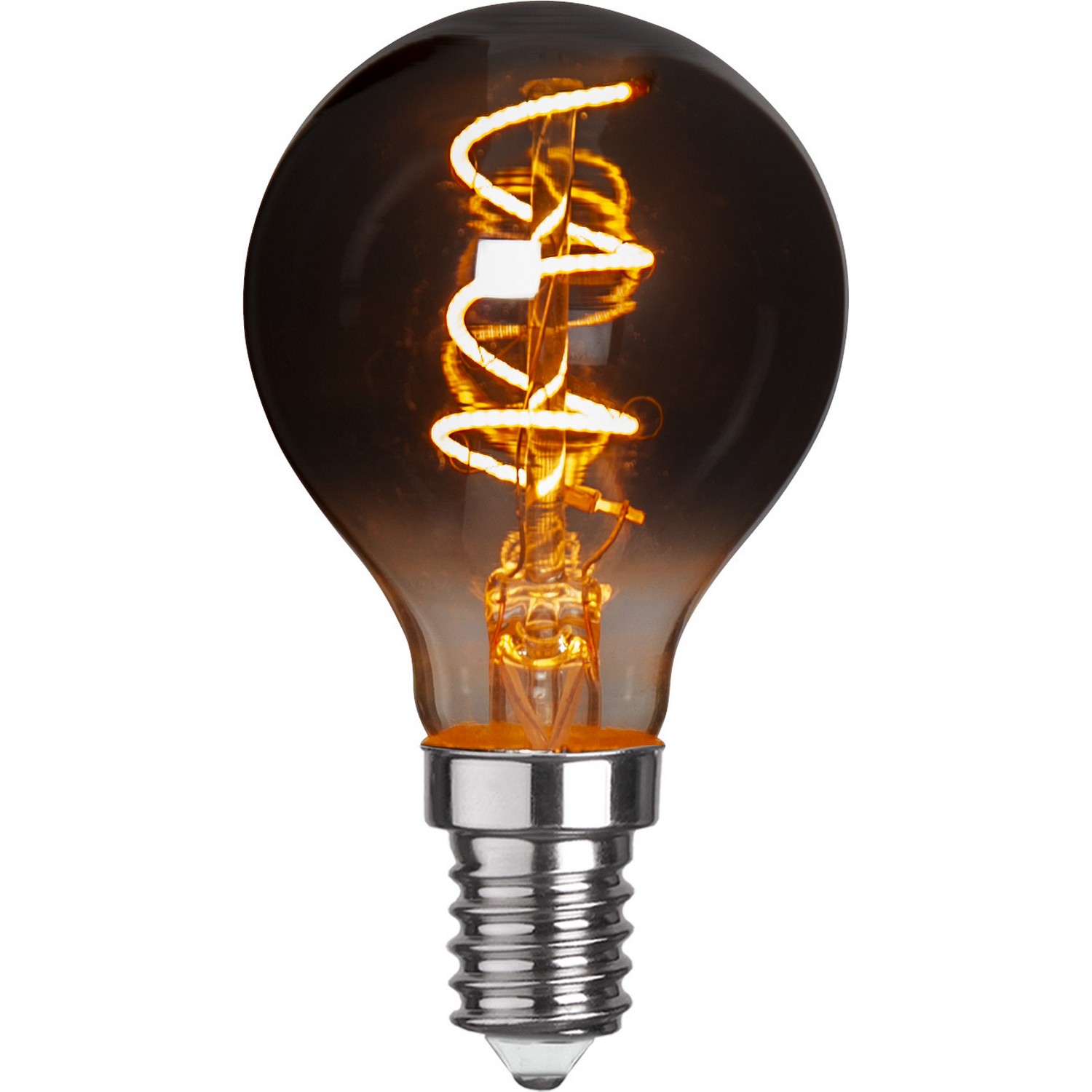 LED-lampa Star Trading E14 P45 Decoled Grace Smoke